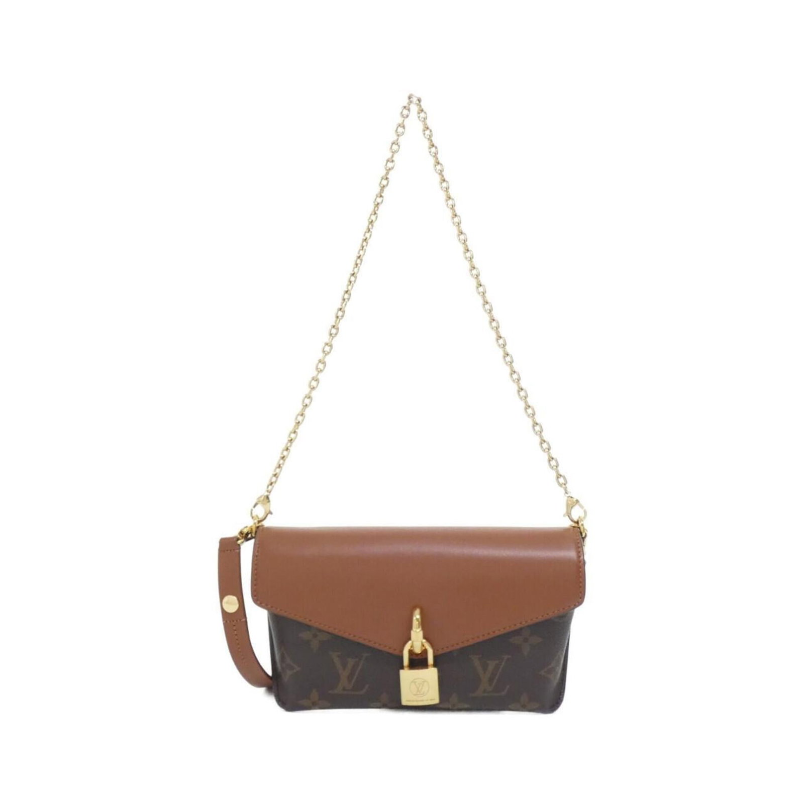 Canvas Leather coated shoulder bag from Louis Vuitton: Canvas Leather coated shoulder bag from Louis Vuitton Canvas Leather coated shoulder bag from Louis Vuitton, featuring Caramel and Marron colors. This stylish bag boasts a unique combination of
