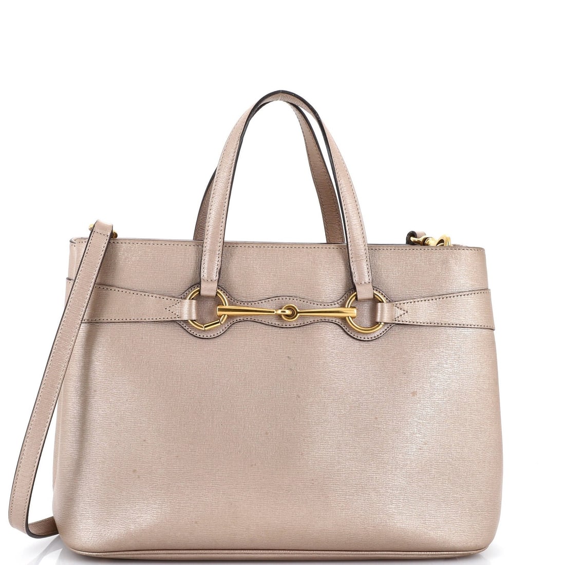 Bright Gucci Leather Medium Convertible Tote (1 of 7)