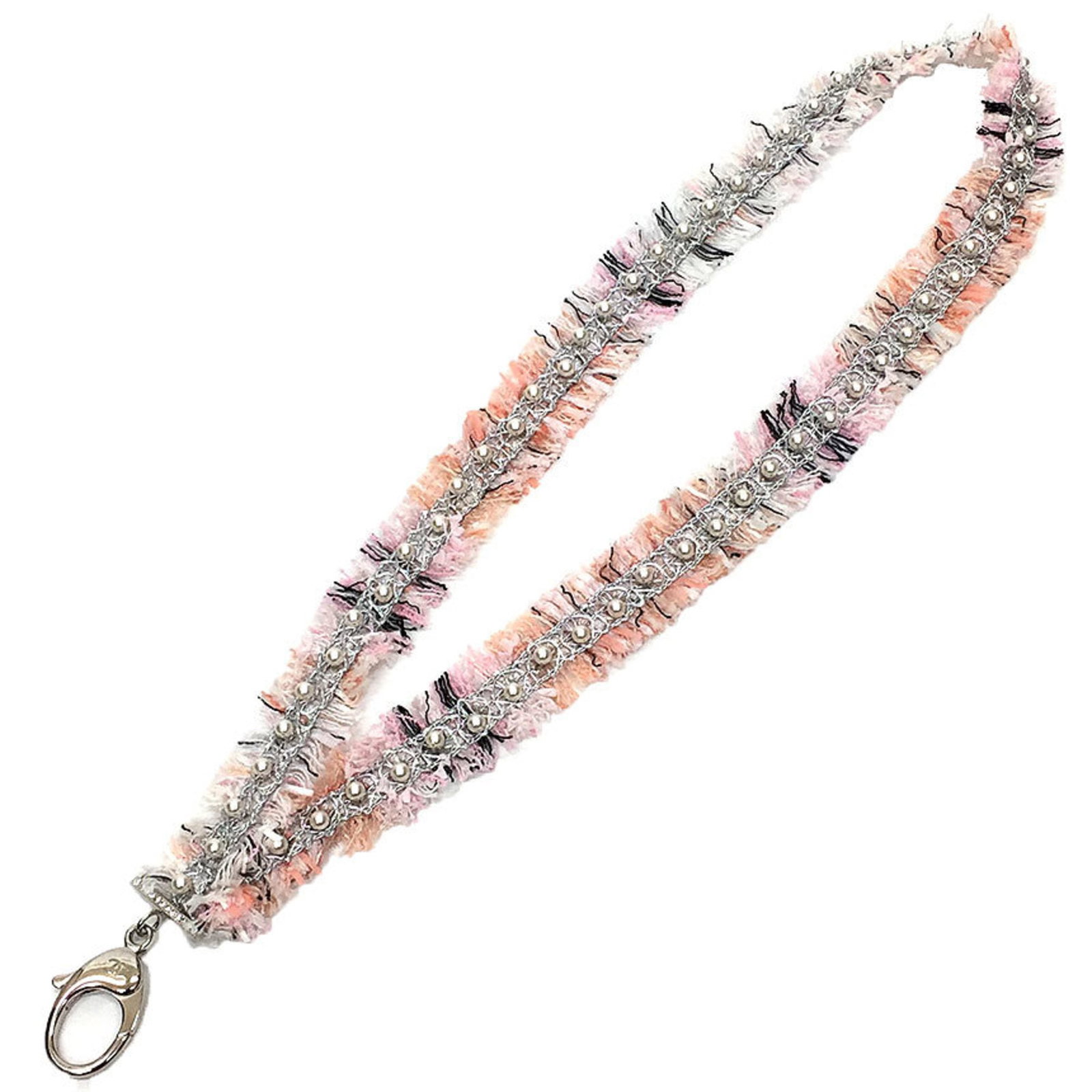 Strap neck Chanel: Strap neck Chanel Item Specifics: Brand: Chanel Type: Neck strap Color: Pink Accessories: Box, Case/cover Product Disclaimer: Measurements approximate; colors may vary due to lighting. While we