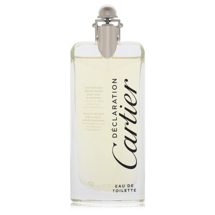 Declaration by Cartier Eau De Toilette Spray (Tester) 3.3 oz: Declaration by Cartier Eau De Toilette Spray (Tester) 3.3 oz Declaration by Cartier Eau De Toilette Spray (Tester) 3.3 oz - A sharp, oriental, woody fragrance launched in 1998, featuring a blend of