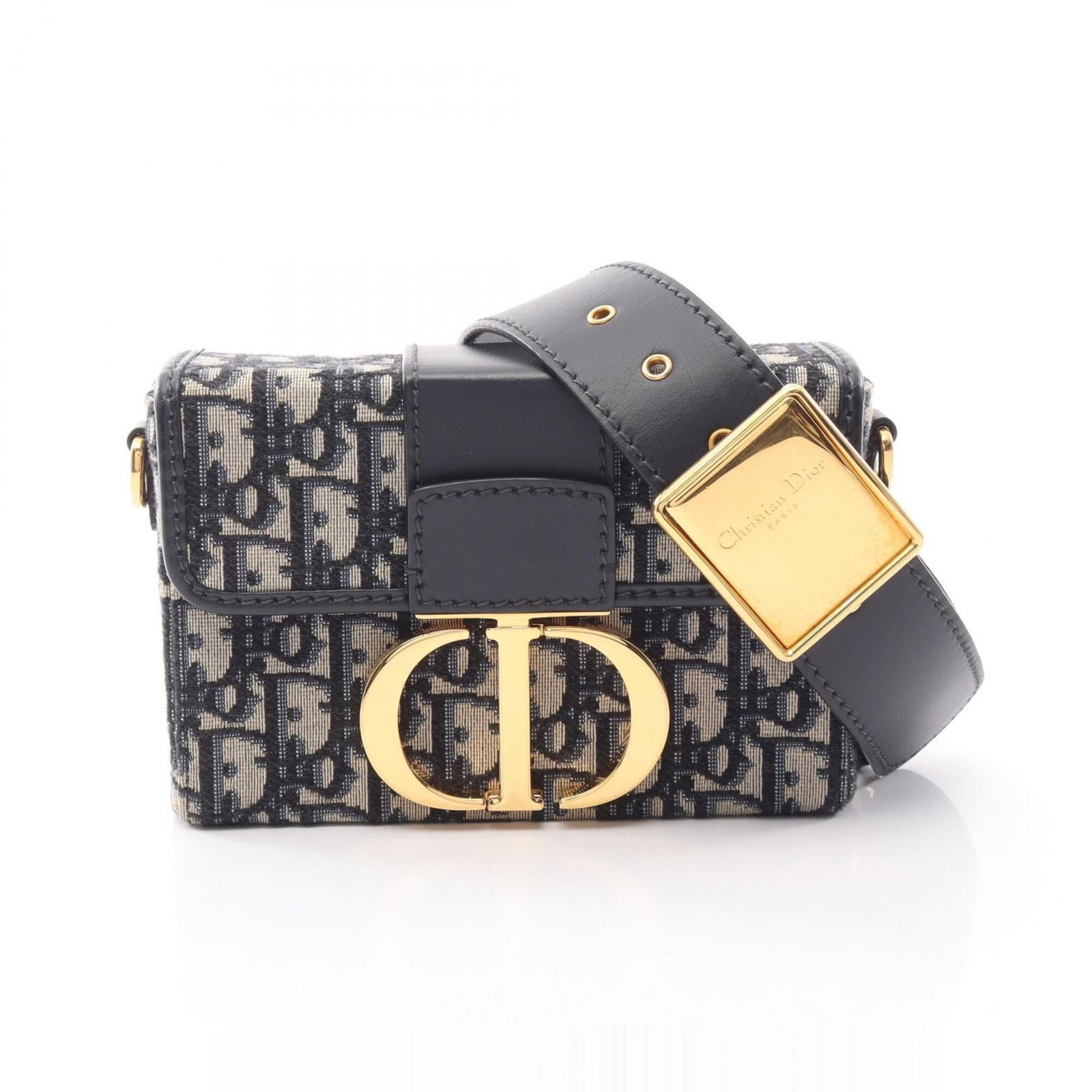 Christian Dior Handbag Canvas Leather Bag Shoulder: Christian Dior Handbag Canvas Leather Bag Shoulder Canvas and leather combine in this elegant Christian Dior shoulder bag, featuring a classic design with clean lines and subtle details. Measuring