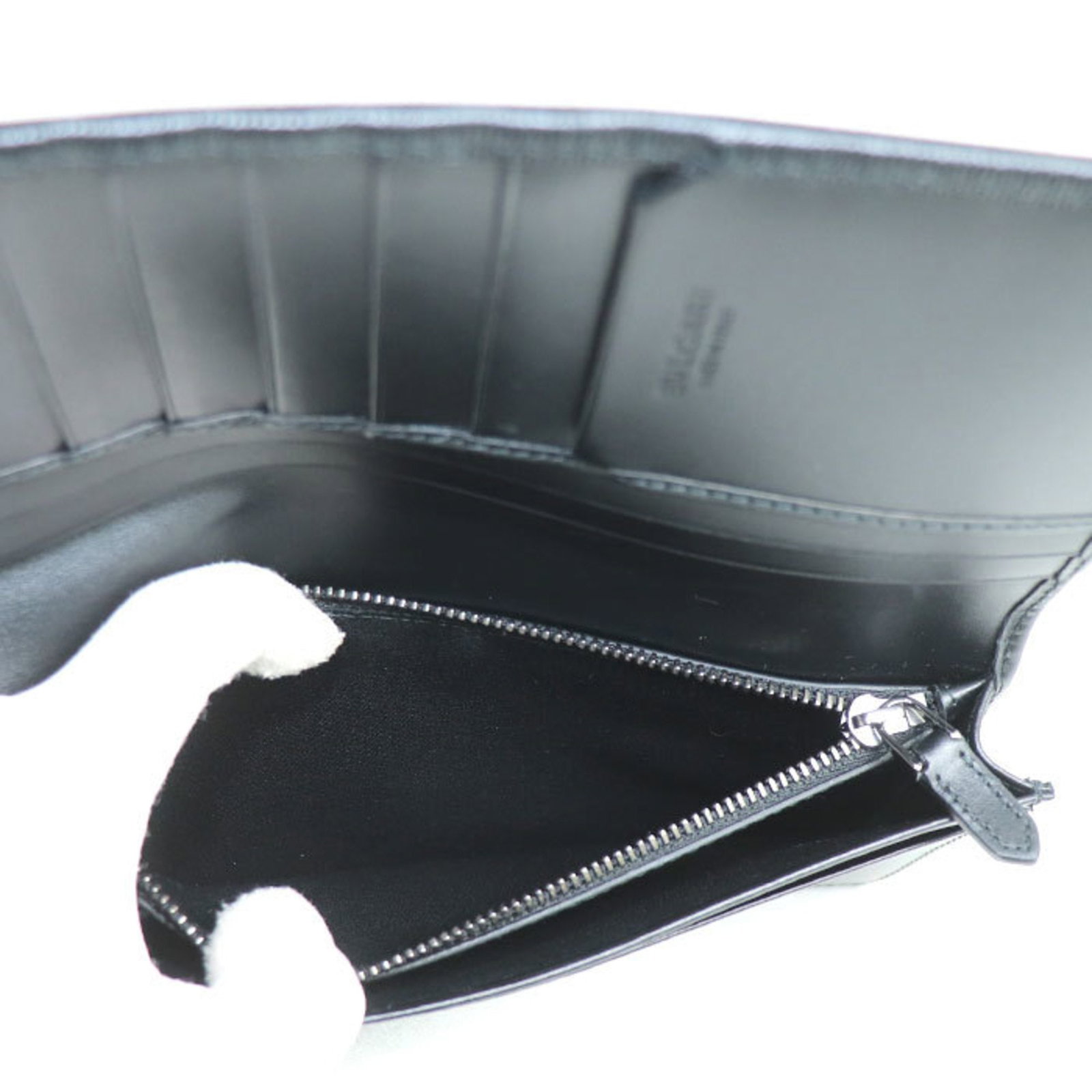 Long Bi fold Wallet Leather - 5
