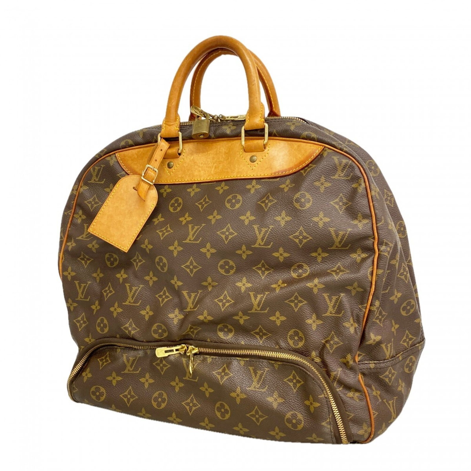 Boston Bag By Louis Vuitton: Boston Bag By Louis Vuitton Brown Louis Vuitton Boston bag with classic dimensions, measuring 40cm x 38cm x 21cm. This iconic handbag features a timeless design that has been popular for decades.