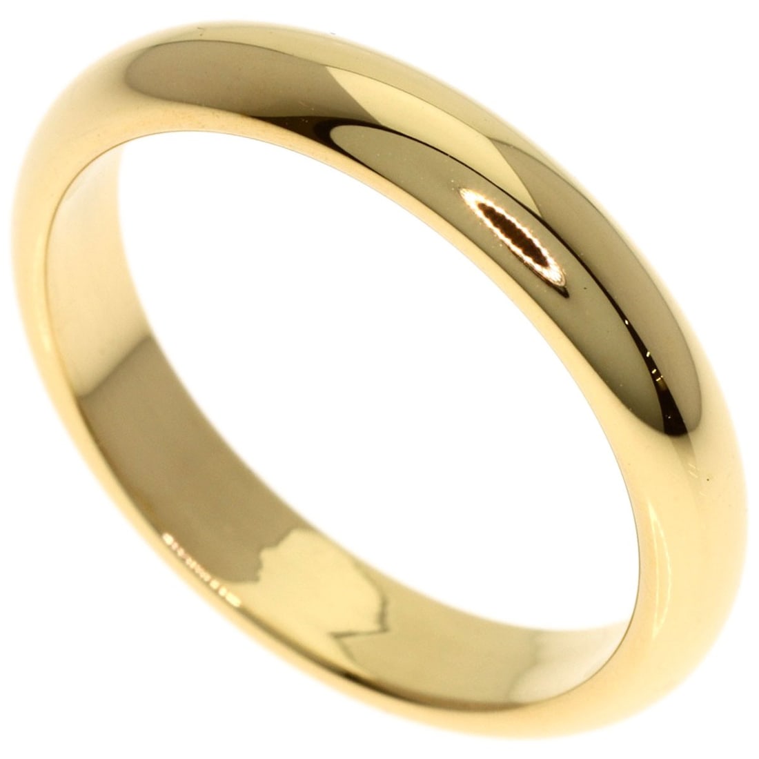Cartier Wedding # 54 Ring K18 Yellow Gold: Cartier Wedding # 54 Ring K18 Yellow Gold Cartier Wedding #54 Ring in K18 Yellow Gold features a unique design with no main stone, making it a distinctive piece. Crafted from high-quality K18 yellow