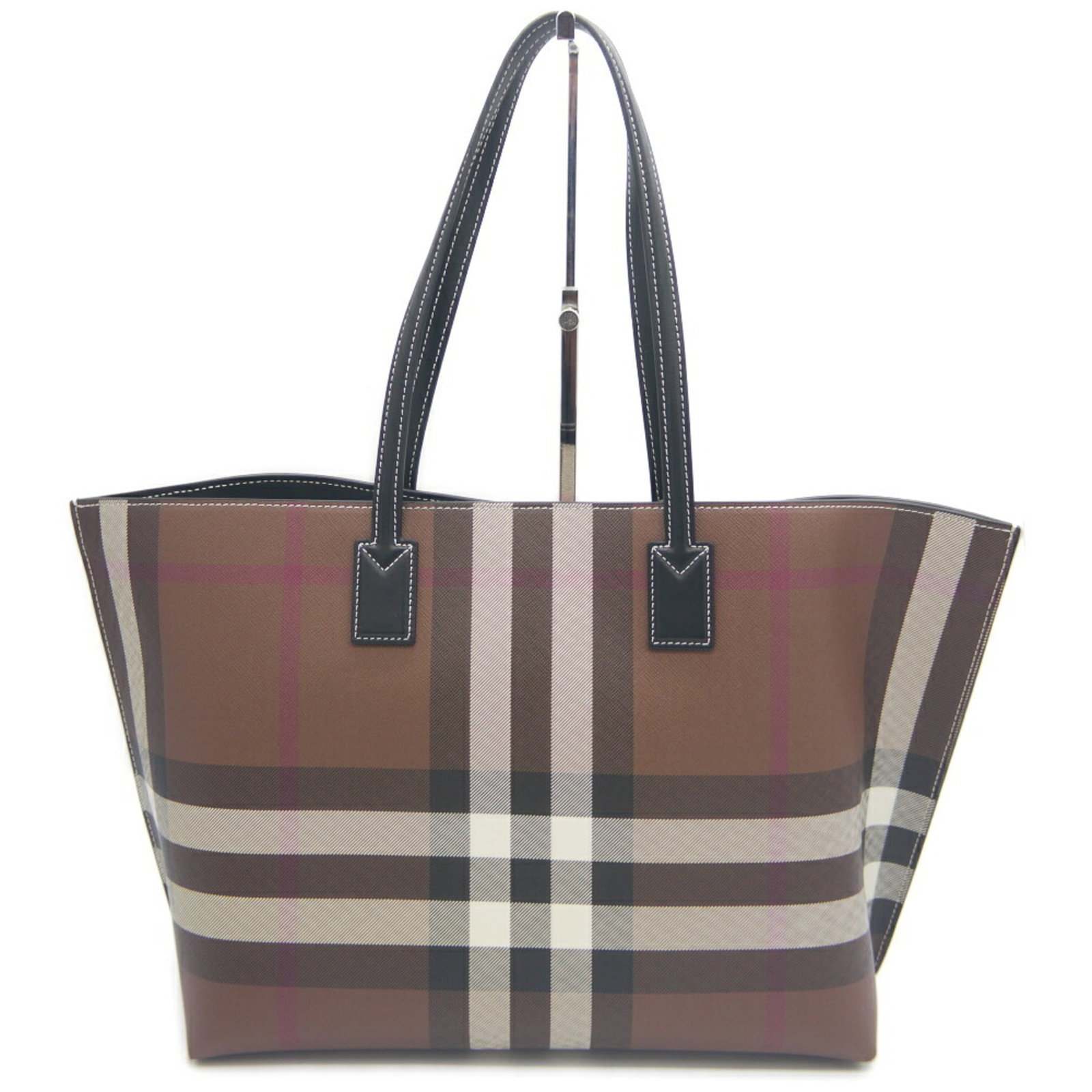 Elastane Cotton Polyester Bag Tote Burberry - 2