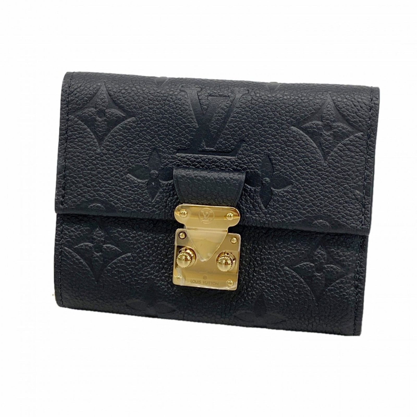 Louis Vuitton Wallet (Tri-Fold): Louis Vuitton Wallet (Tri-Fold) The Louis Vuitton tri-fold wallet boasts sleek, sophisticated design with its Noir color and precise measurements. Measuring 9cm x 11cm x 2.5cm, it offers a compact