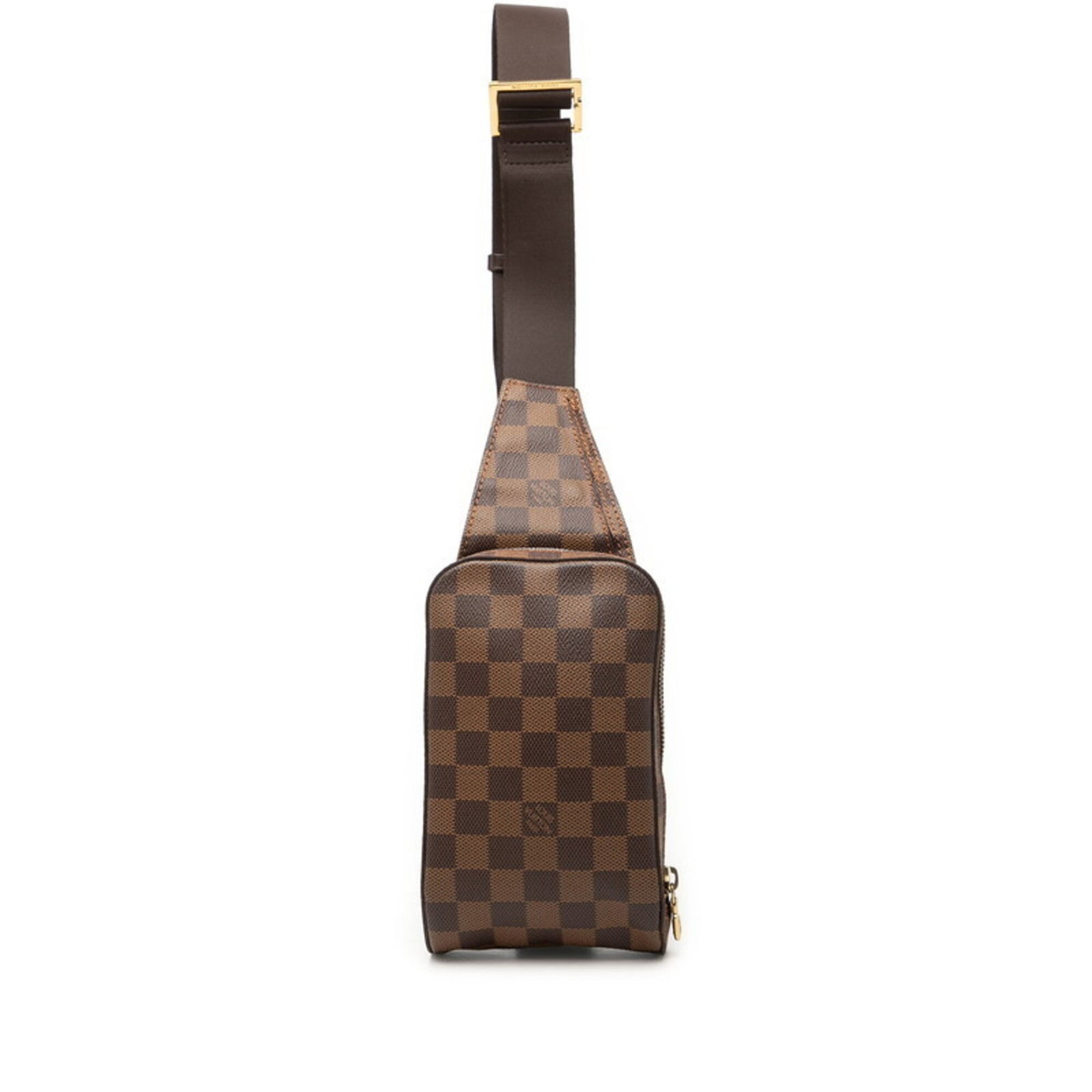 PVC leather sling bag from Louis Vuitton: PVC leather sling bag from Louis Vuitton PVC leather sling bag from Louis Vuitton, featuring a unique blend of materials and classic design. Made with PVC and leather, this bag boasts a distinctive lo