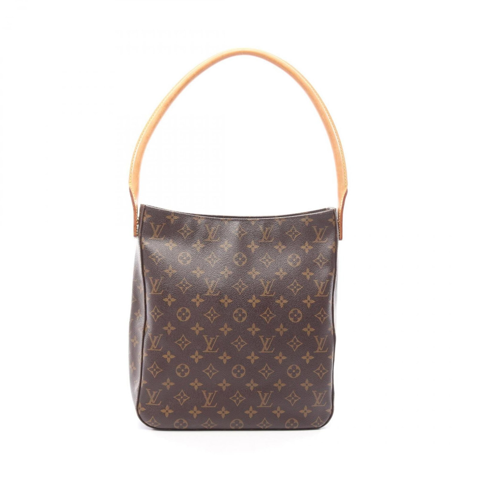 Shoulder Bag Coated Canvas Leather Louis Vuitton: Shoulder Bag Coated Canvas Leather Louis Vuitton Coated canvas and leather combine in this classic Louis Vuitton shoulder bag, available in rich brown. Measuring 31cm x 28.5cm x 11cm, it features a ti