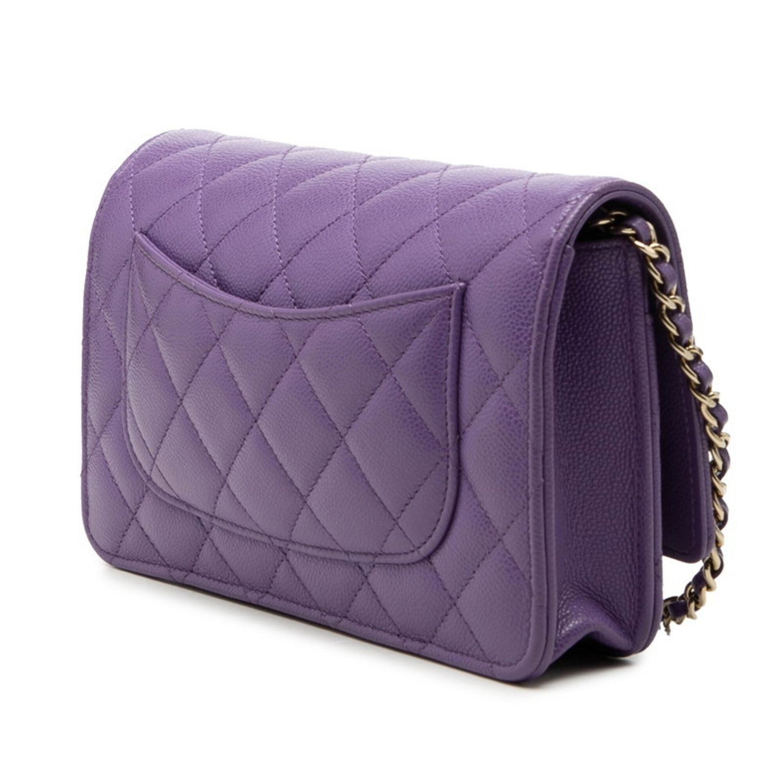 Calfskin Grained Chanel Bag - 2