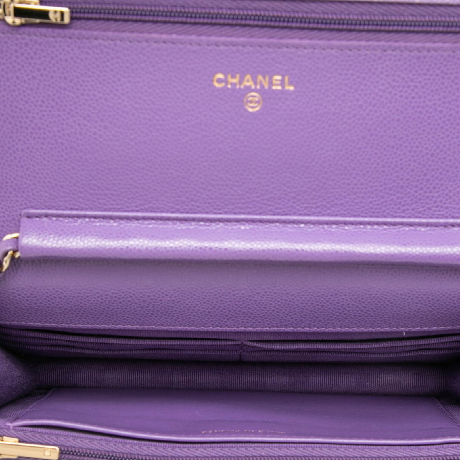 Calfskin Grained Chanel Bag - 4