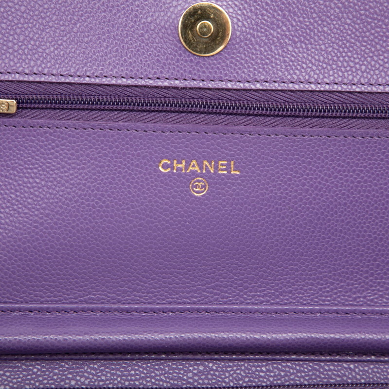 Calfskin Grained Chanel Bag - 5