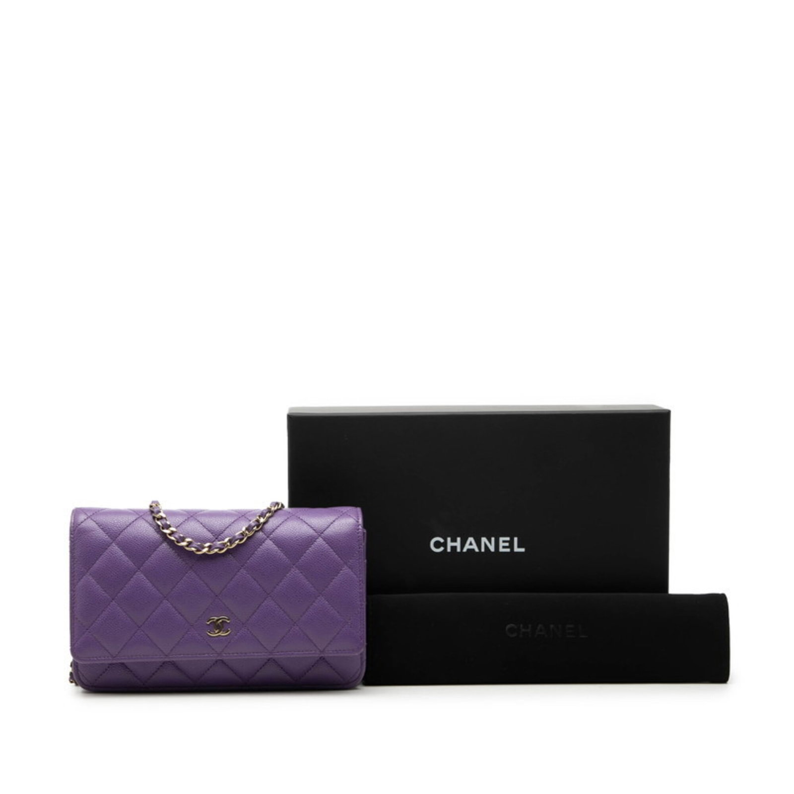 Calfskin Grained Chanel Bag - 7