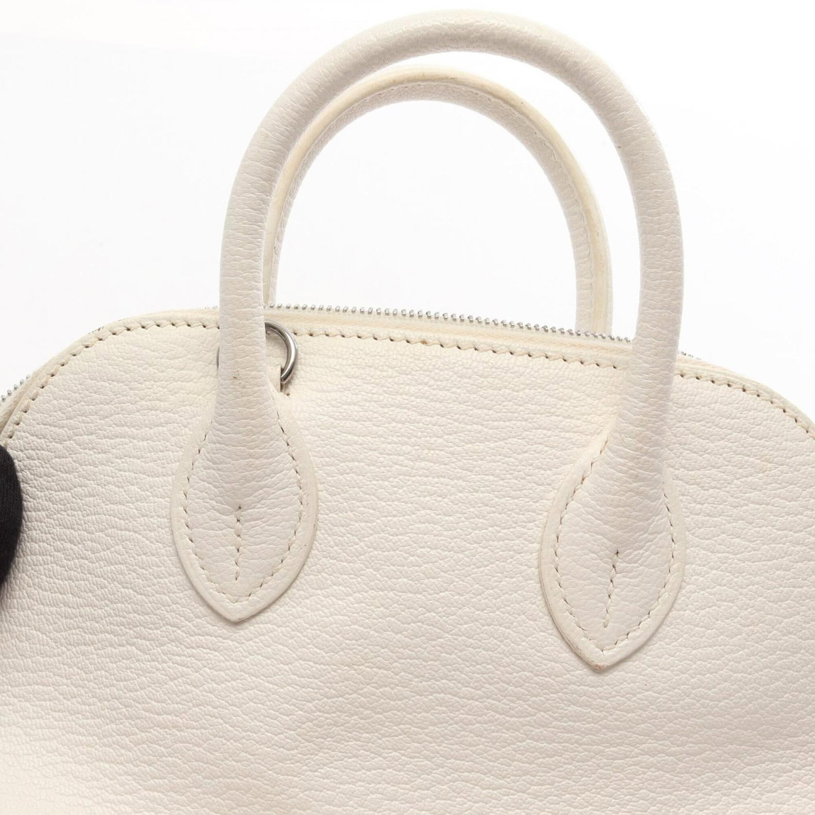 Chevre Leather Handbag Hermes - 10
