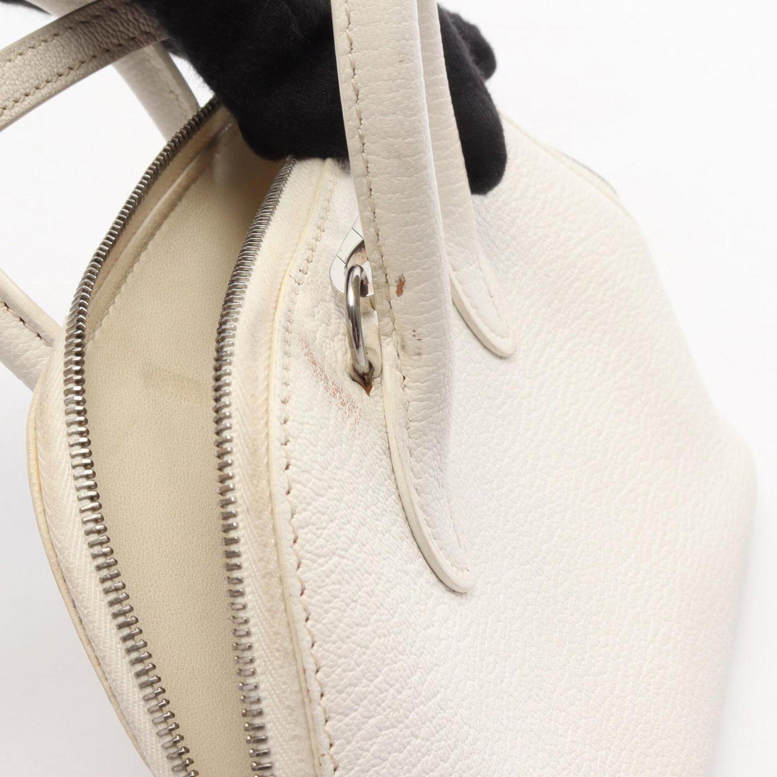 Chevre Leather Handbag Hermes - 12