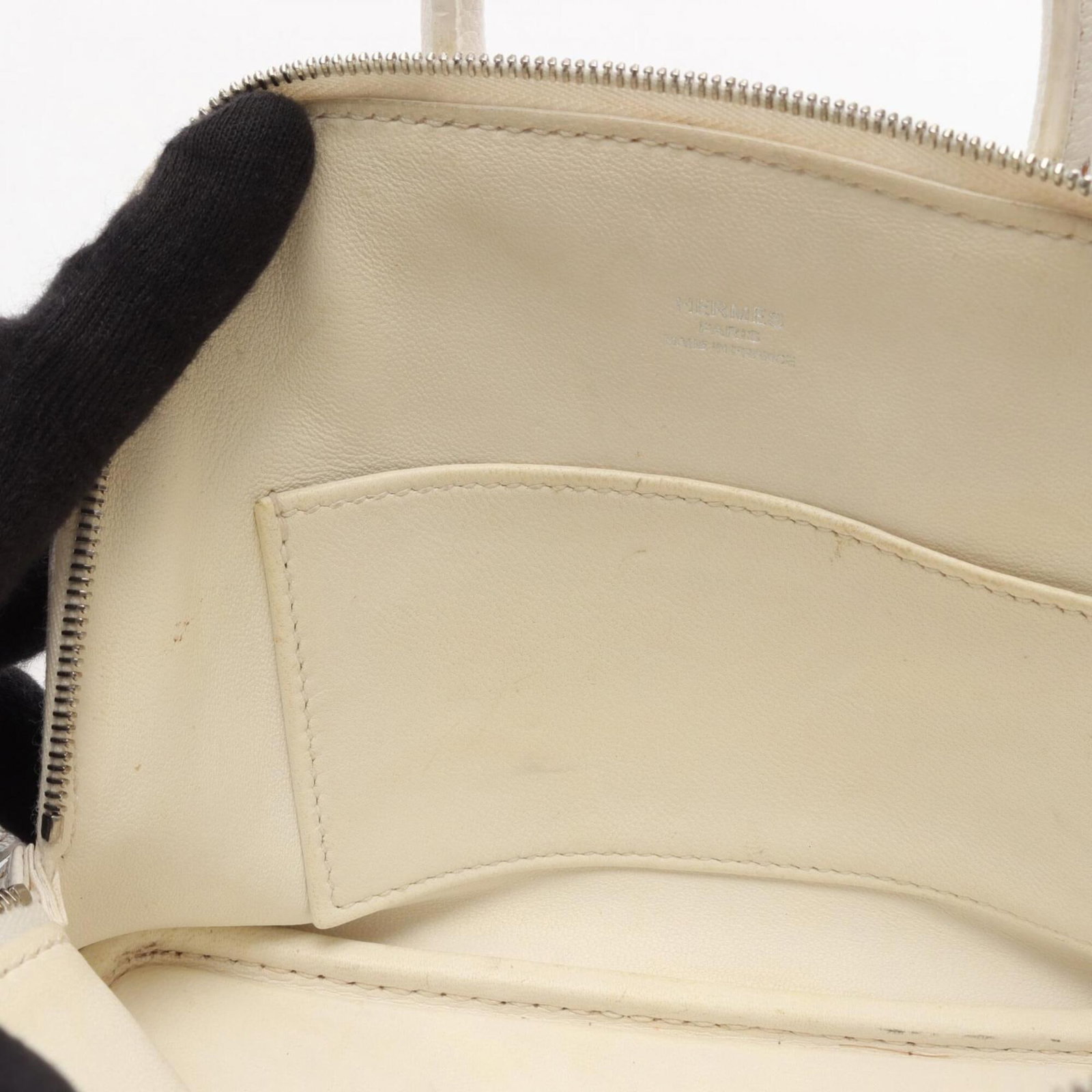 Chevre Leather Handbag Hermes - 7