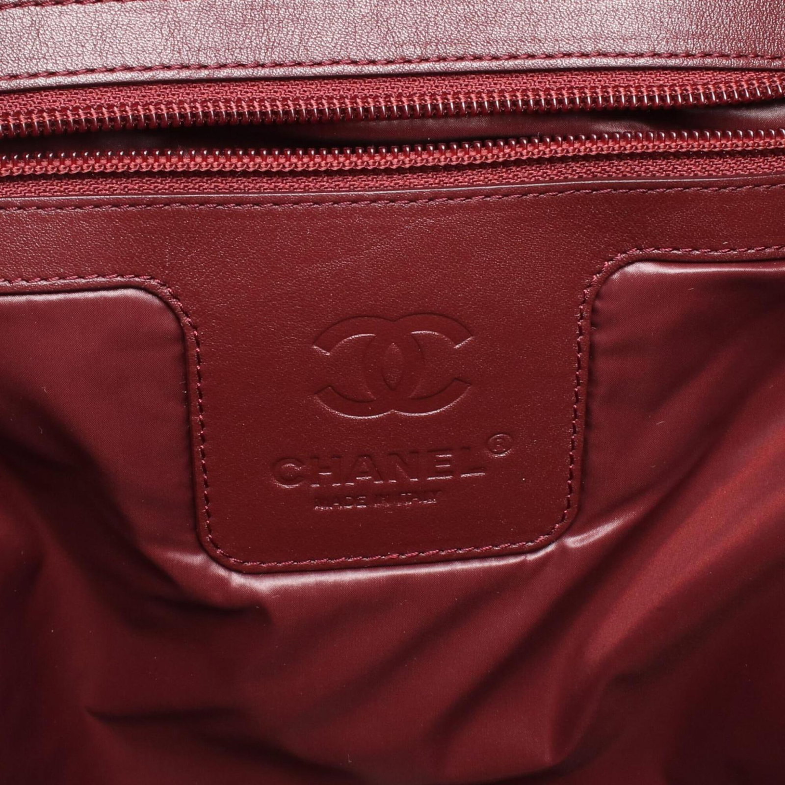 Nylon Leather Chanel Backpack - 4