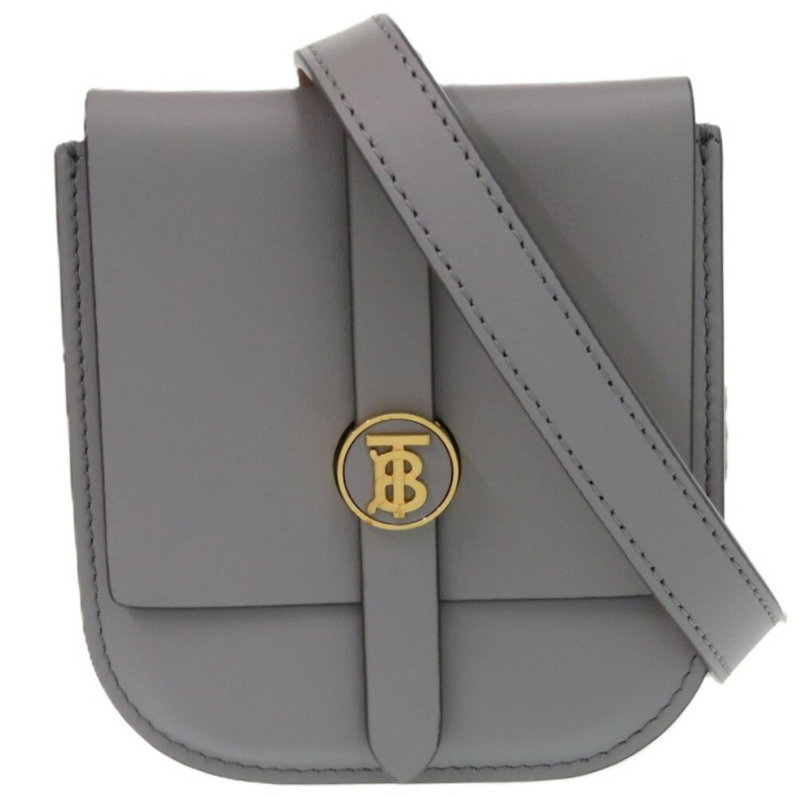 Pouch Pack Fanny Burberry Leather: Pouch Pack Fanny Burberry Leather Leather pouch pack from Burberry, made in Italy with a gray color and measuring 12cm x 10.5cm x 1cm. Features a shoulder strap for added convenience. Made from