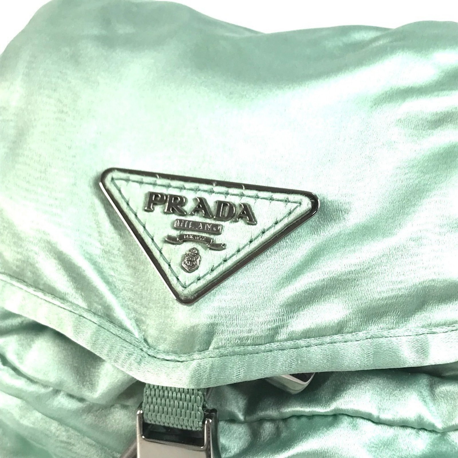 Satin backpack by Prada - 2