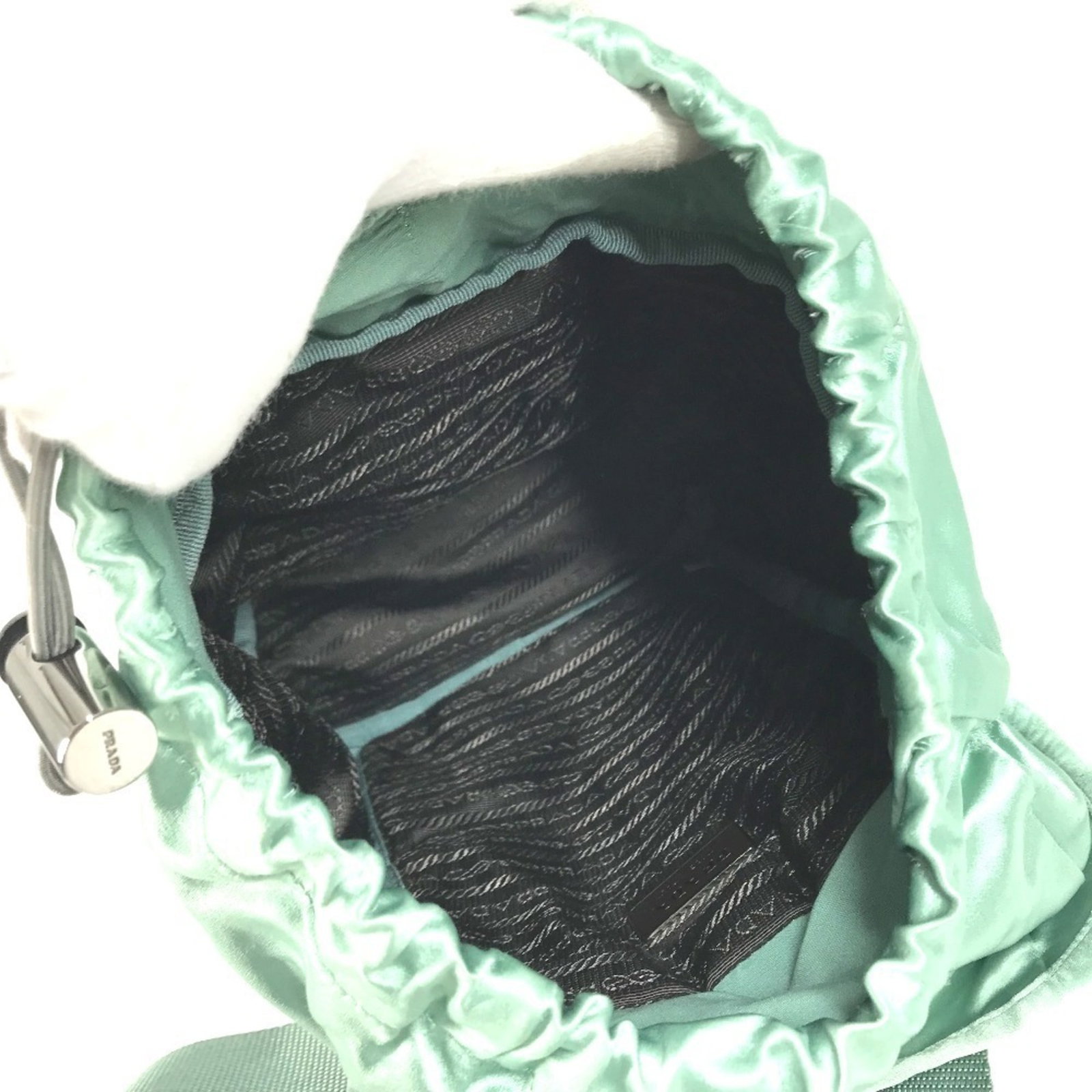 Satin backpack by Prada - 6