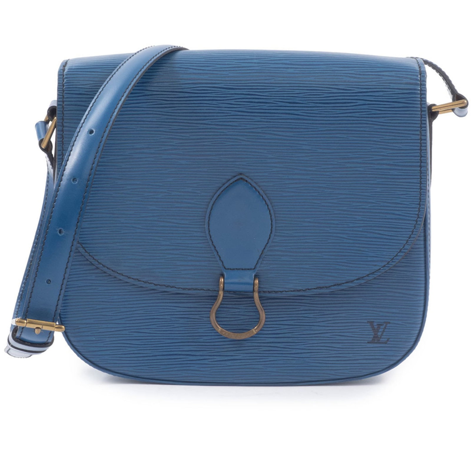 Vuitton Leather Epi Bag Shoulder Louis: Vuitton Leather Epi Bag Shoulder Louis Blue Epi Leather Shoulder Bag from Louis Vuitton. This women's shoulder bag features iconic Epi leather and measures 20.5cm x 24cm x 6cm, with a strap length of 