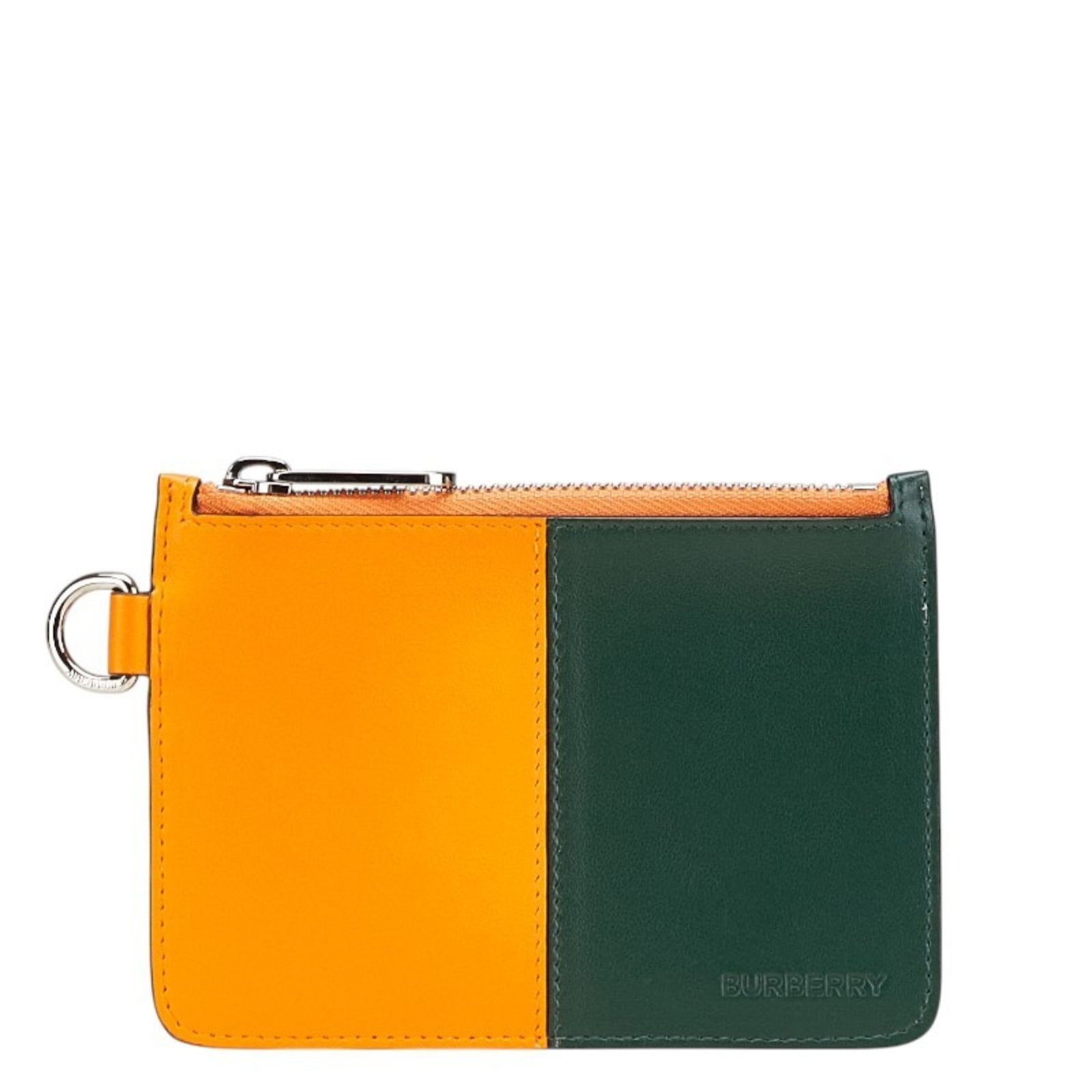 Coin purse coin case leather: Coin purse coin case leather This vibrant leather coin purse features a multi-color design and an orange zipper closure, adding a pop of color to your daily essentials. Made from high-quality leather,
