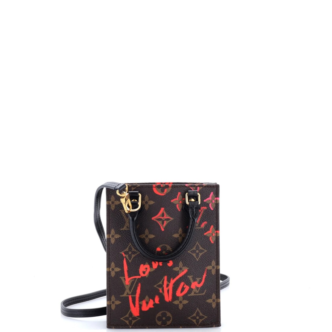 Louis Vuitton Petit Sac Plat Bag Limited Edition Fall in Love Monogram Canvas (1 of 10)