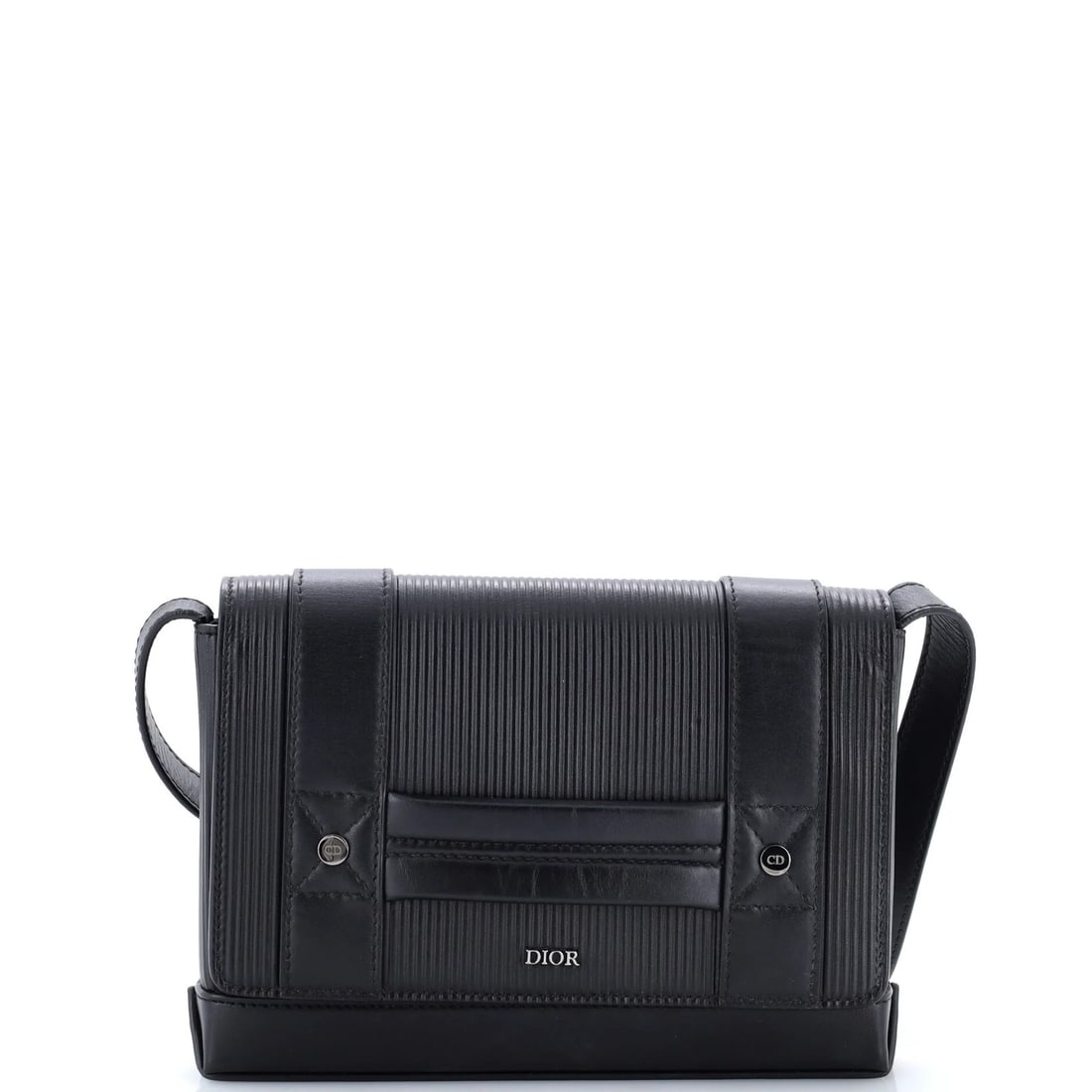 Dior Christian Homme Vertical Quilted Leather Small Messenger Bag (1 of 7)