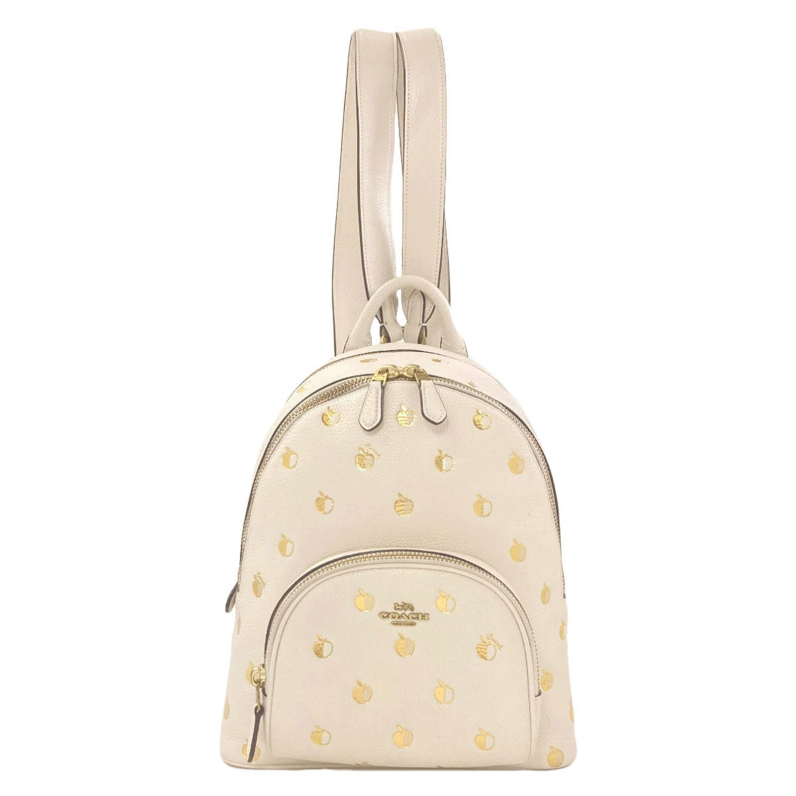 Women's Coach C2032-658 Leather Motif Backpack (1 of 17)
