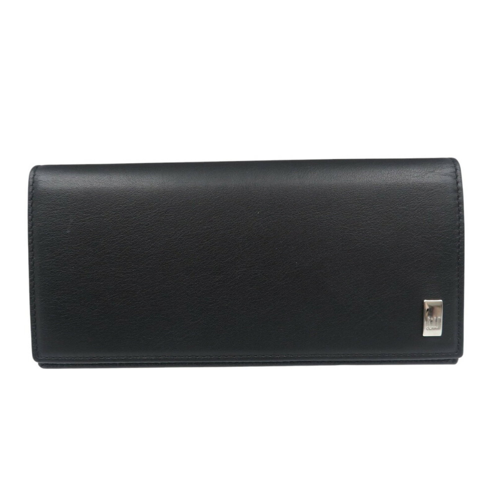 Dunhill Long Wallet (Bi-Fold) Leather: Dunhill Long Wallet (Bi-Fold) Leather Dunhill Long Wallet (Bi-Fold) Leather - A sleek and sophisticated accessory, this black bi-fold wallet measures 9.5cm x 19cm x 1.8cm, featuring high-quality