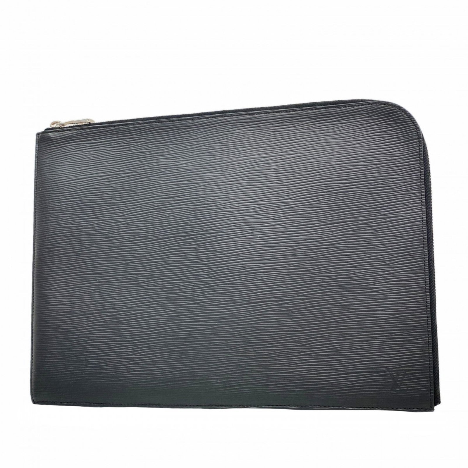 Clutch Bag Louis Vuitton: Clutch Bag Louis Vuitton Louis Vuitton's Noir clutch bag boasts sleek, monochromatic design with clean lines and precise craftsmanship. Measuring 25.5cm x 35cm x 1.5cm, it offers a stylish and