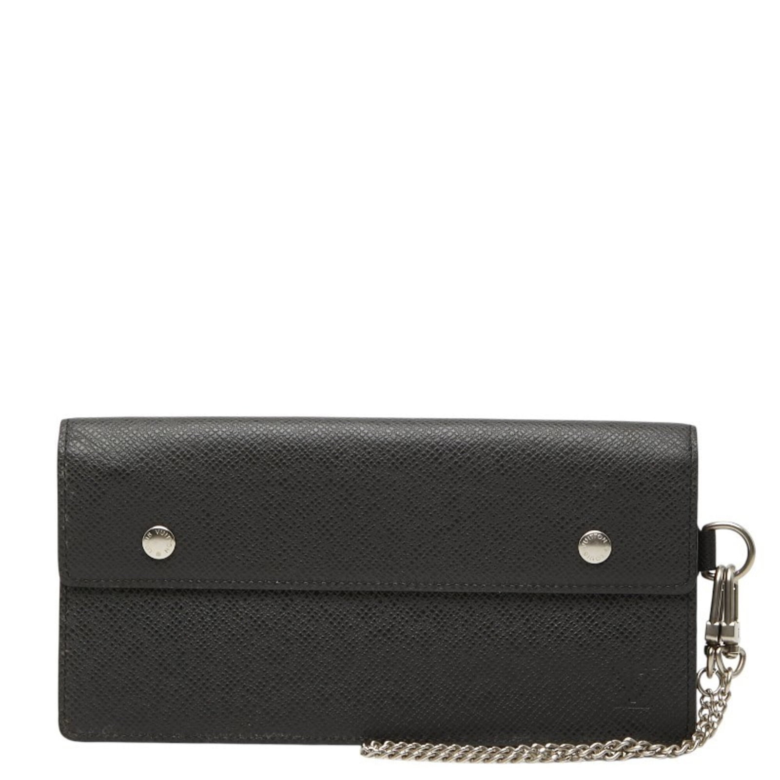 PVC Leather Bi Fold Long Wallet Louis Vuitton: PVC Leather Bi Fold Long Wallet Louis Vuitton PVC Leather Bi Fold Long Wallet Louis Vuitton in Ardoise and Black. This bi-fold long wallet features PVC leather and a distinctive Ardoise color, with