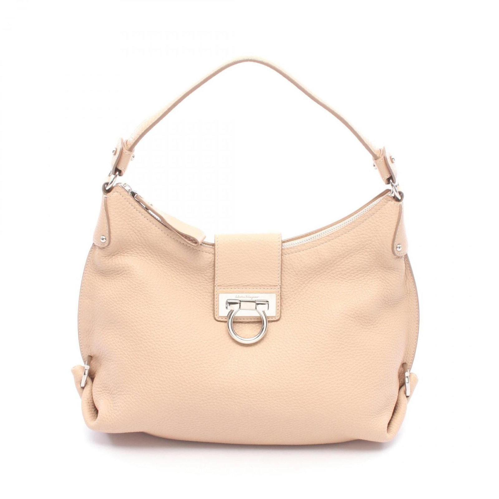 Handbag Salvatore Ferragamo Leather Shoulder: Handbag Salvatore Ferragamo Leather Shoulder Salvatore Ferragamo Leather Shoulder Bag in Pink. This elegant shoulder bag features high-quality leather and measures 22cm x 35cm x 13cm, with a strap