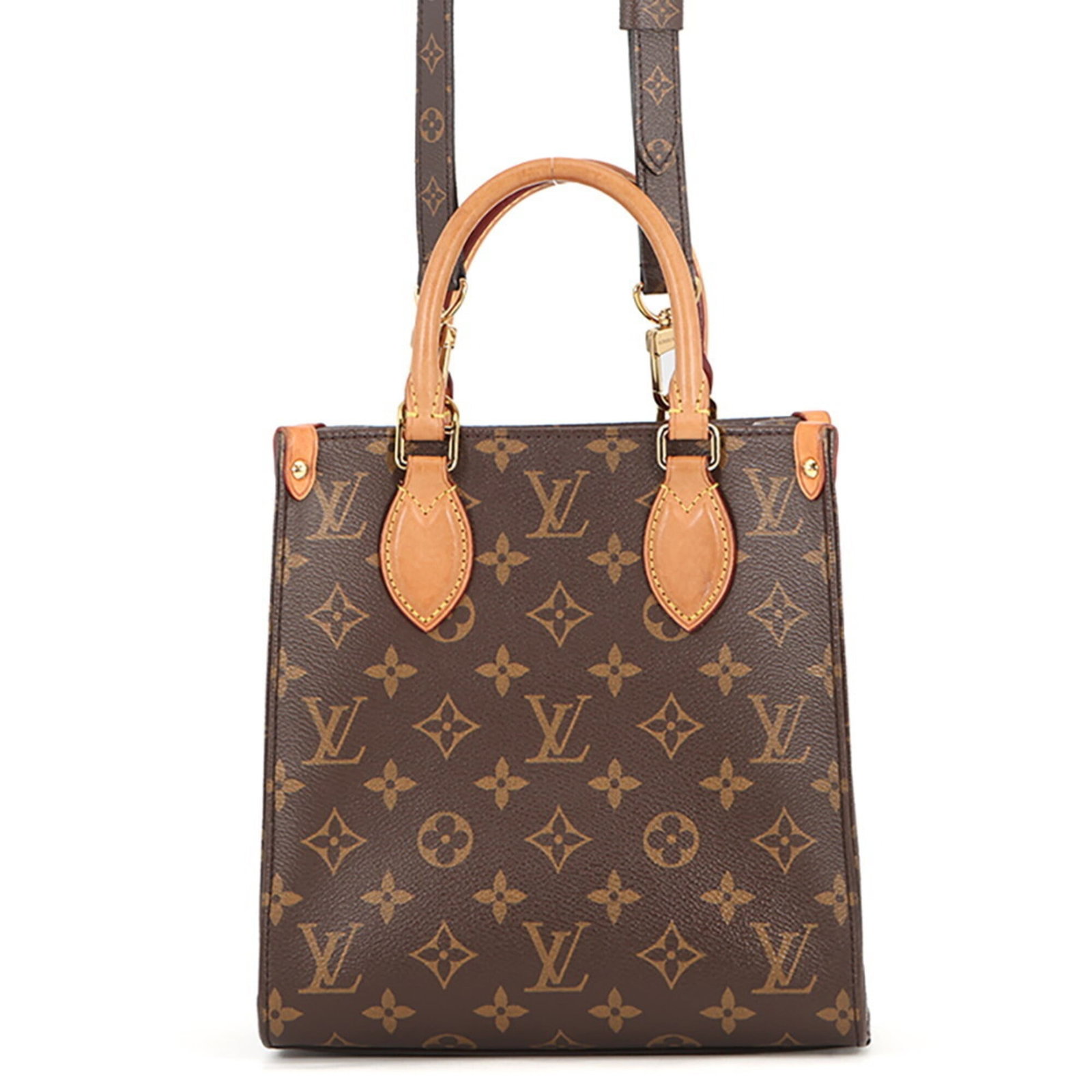 Shoulder bag Monogram Louis Vuitton: Shoulder bag Monogram Louis Vuitton Monogram Louis Vuitton shoulder bag from France, featuring the iconic monogram pattern in red color. This stylish handbag measures 22cm x 21.5cm x 9.5cm and boasts