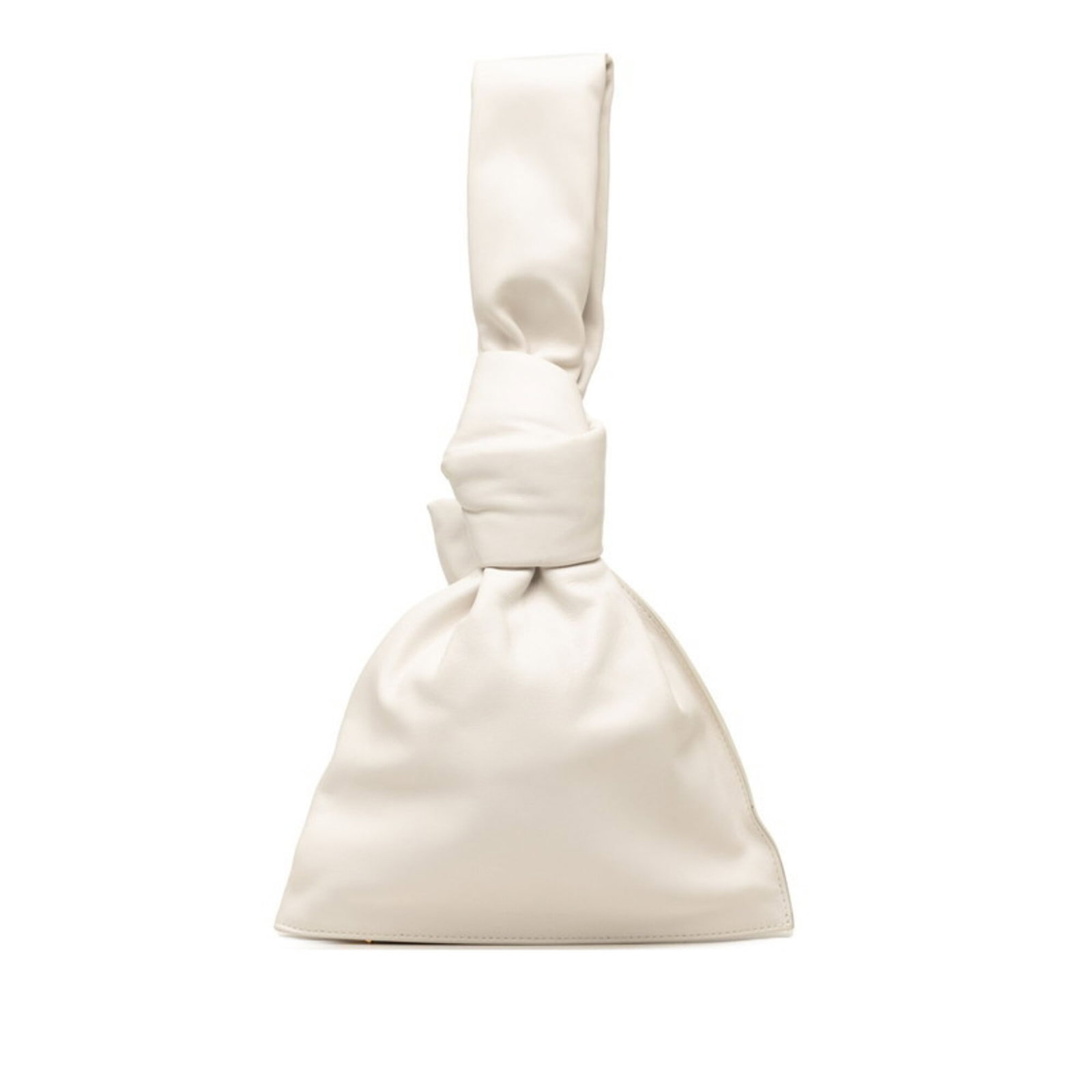 Veneta Leather Handbag: Veneta Leather Handbag Bottega Veneta's iconic design shines in this crisp white leather handbag, measuring 23cm x 22cm x 10cm. The clean lines and classic shape make it a timeless accessory for