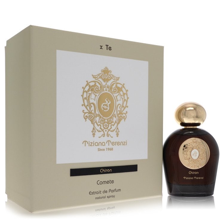 Tiziana Terenzi Chiron by Tiziana Terenzi Extrait De Parfum Spray (Unisex) 3.38 oz: Tiziana Terenzi Chiron by Tiziana Terenzi Extrait De Parfum Spray (Unisex) 3.38 oz Tiziana Terenzi Chiron Extrait De Parfum Spray is a 3.38 oz unisex perfume by Tiziana Terenzi, offering a unique frag
