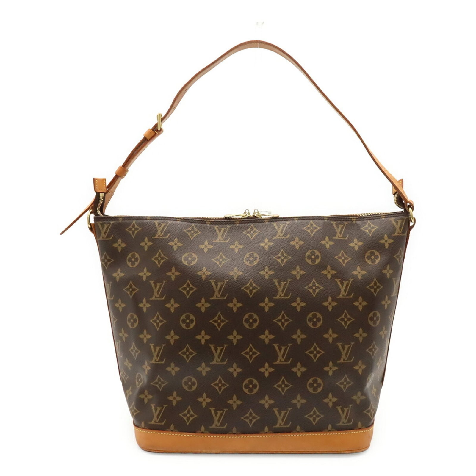 Louis Vuitton Shoulder Bag Monogram Canvas Pvc Coated Canvas: Louis Vuitton Shoulder Bag Monogram Canvas Pvc Coated Canvas Monogram canvas, PVC-coated canvas construction adds durability and style to this Louis Vuitton shoulder bag. The classic design features