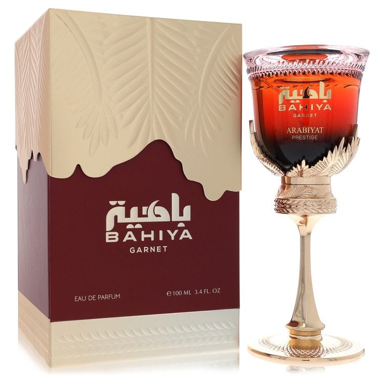 Arabiyat Prestige Bahiya Garnet by Arabiyat Prestige Eau De Parfum Spray (Unisex) 3.4 oz: Arabiyat Prestige Bahiya Garnet by Arabiyat Prestige Eau De Parfum Spray (Unisex) 3.4 oz The Arabiyat Prestige Bahiya Garnet eau de parfum spray is a unisex cologne available in a 3.4 oz size,