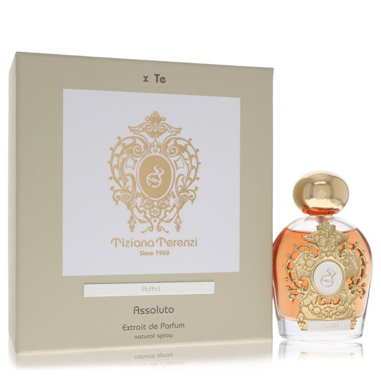 Tiziana Terenzi Adhil by Tiziana Terenzi Extrait De Parfum Spray (Unisex) 3.38 oz: Tiziana Terenzi Adhil by Tiziana Terenzi Extrait De Parfum Spray (Unisex) 3.38 oz Tiziana Terenzi Adhil Extrait De Parfum Spray captures the breathless beauty of a beachside garden in springtime,