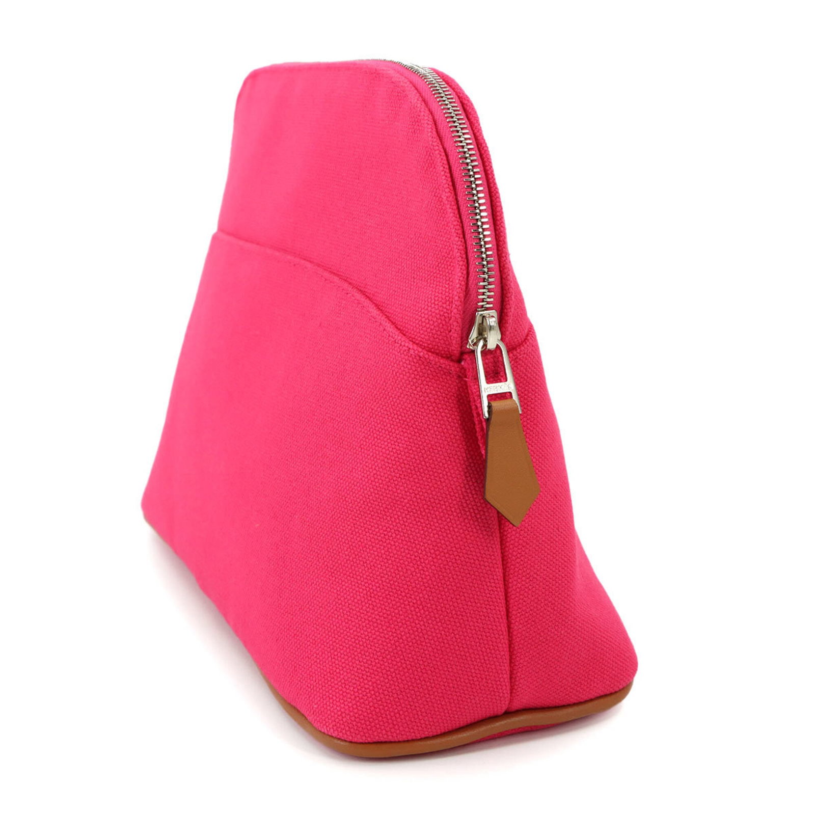 Cotton canvas leather pouch by Hermes - 3