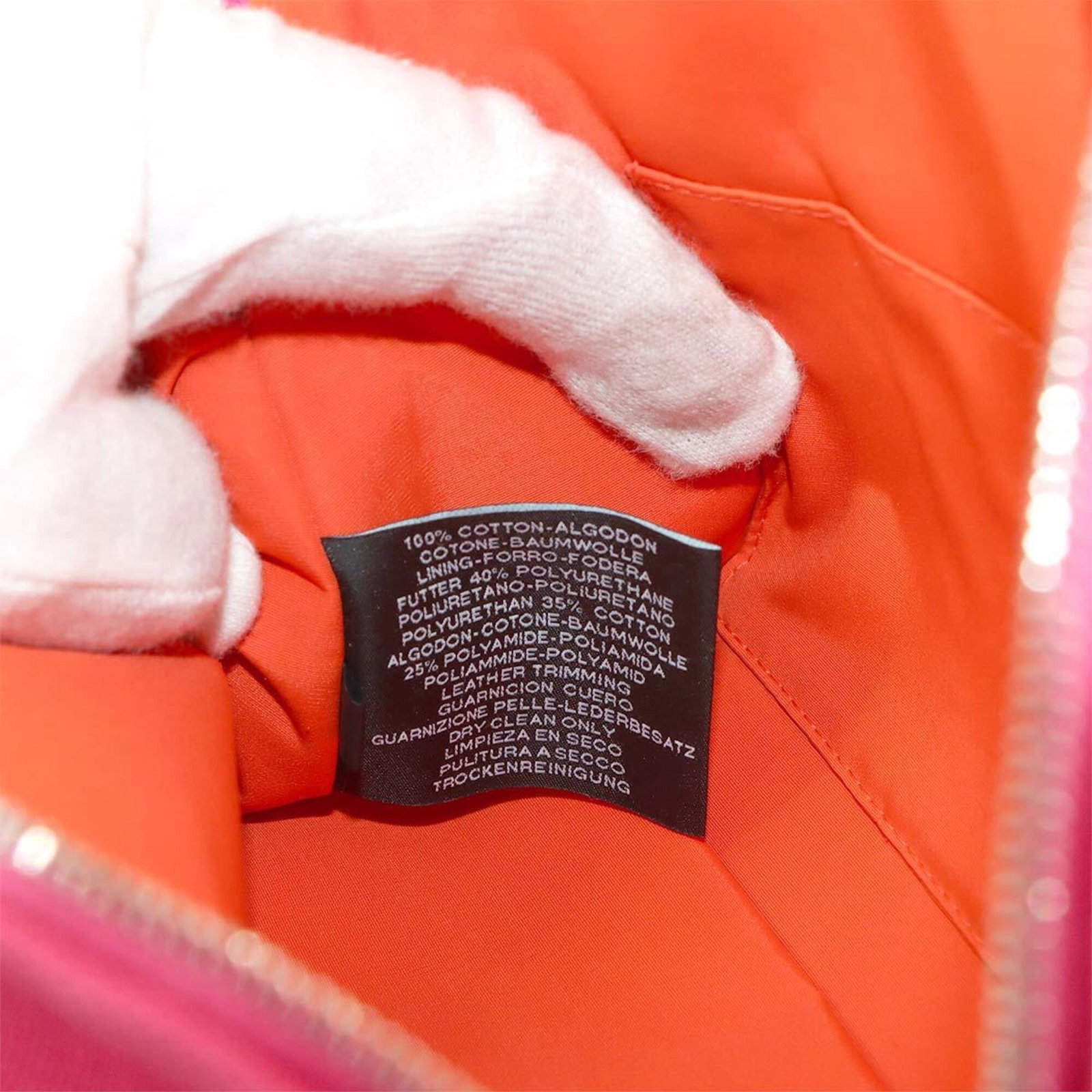 Cotton canvas leather pouch by Hermes - 8