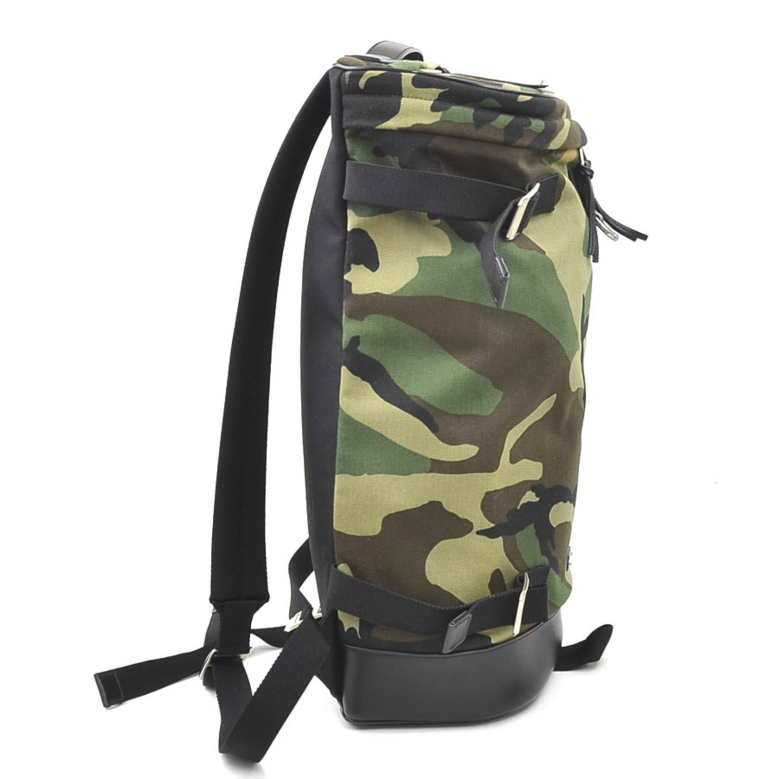 Canvas leather backpack from Saint Laurent - 2