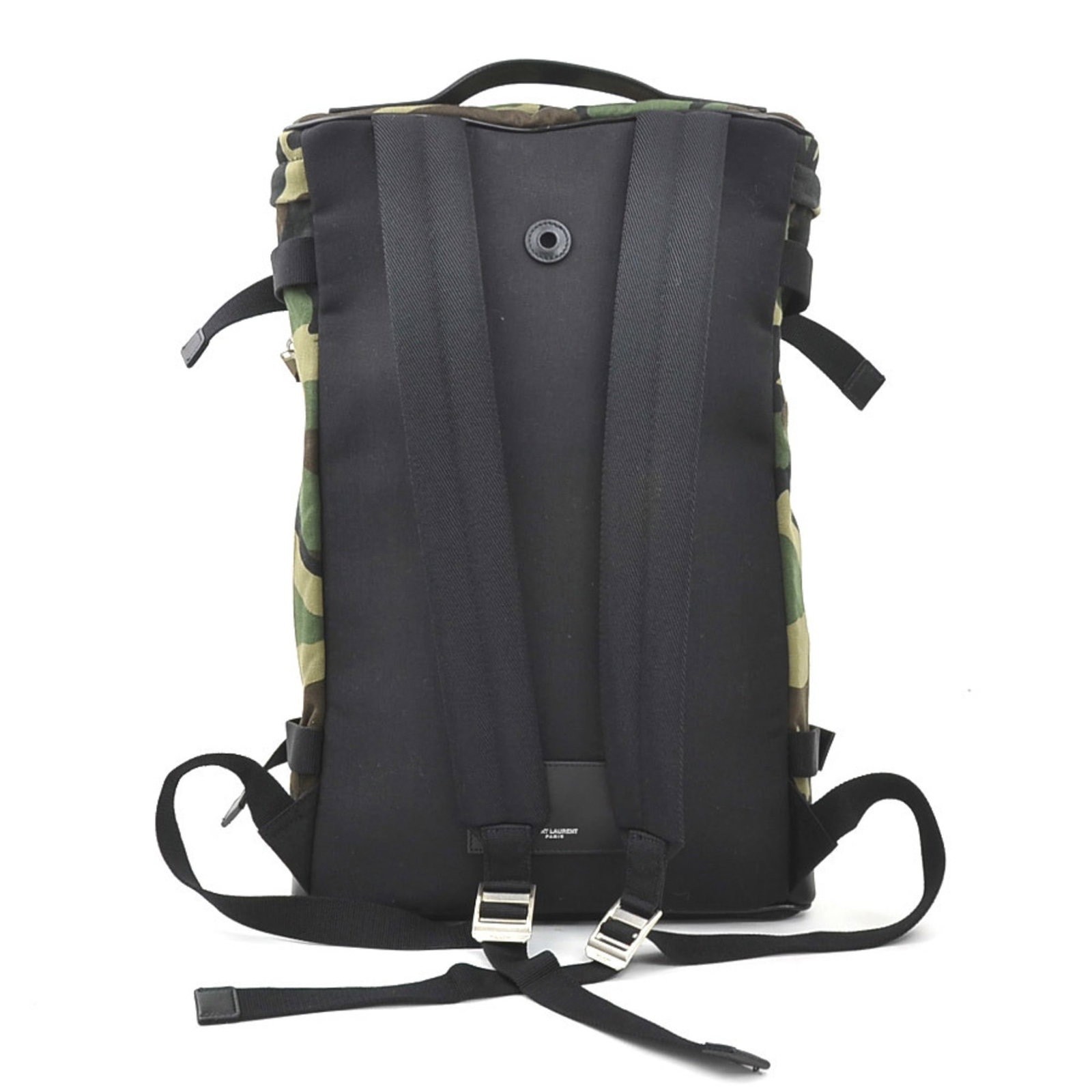 Canvas leather backpack from Saint Laurent - 3