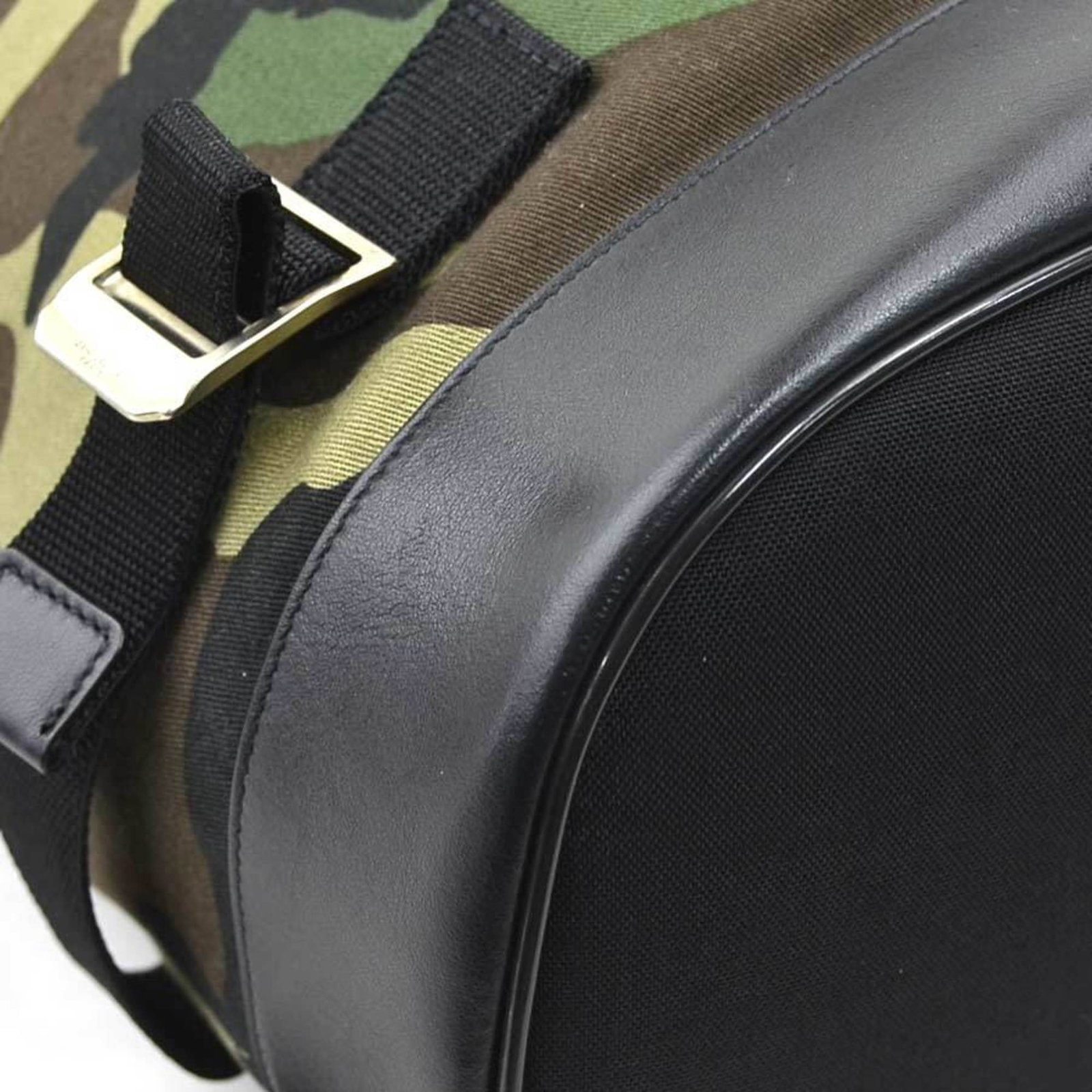 Canvas leather backpack from Saint Laurent - 7