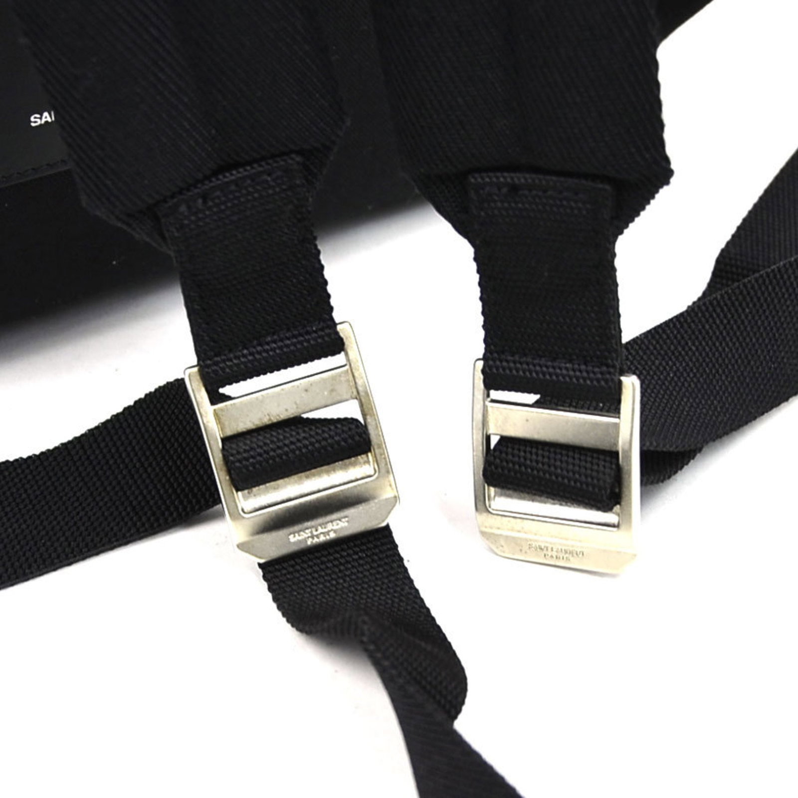 Canvas leather backpack from Saint Laurent - 9