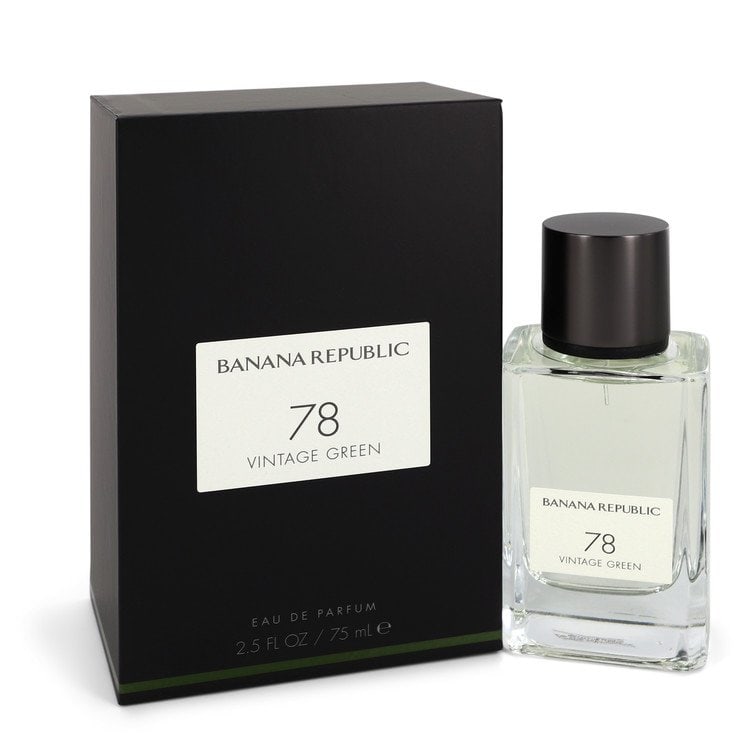 Banana Republic 78 Vintage Green by Banana Republic Eau De Parfum Spray (Unisex) 2.5 oz: Banana Republic 78 Vintage Green by Banana Republic Eau De Parfum Spray (Unisex) 2.5 oz Fresh green musky floral scents with unexpected moments make 78 Vintage Green Perfume from Banana Republic a