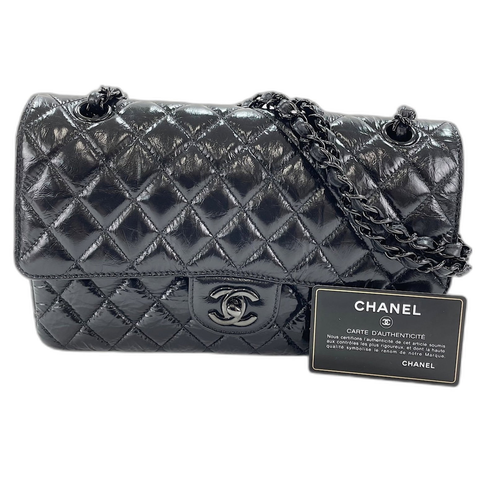 Chanel Pvc Bag Shoulder: Chanel Pvc Bag Shoulder Black Chanel PVC shoulder bag with dimensions 15cm x 25cm x 6cm. Made from PVC material, this shoulder bag features a classic design with no serial number on the body. Item