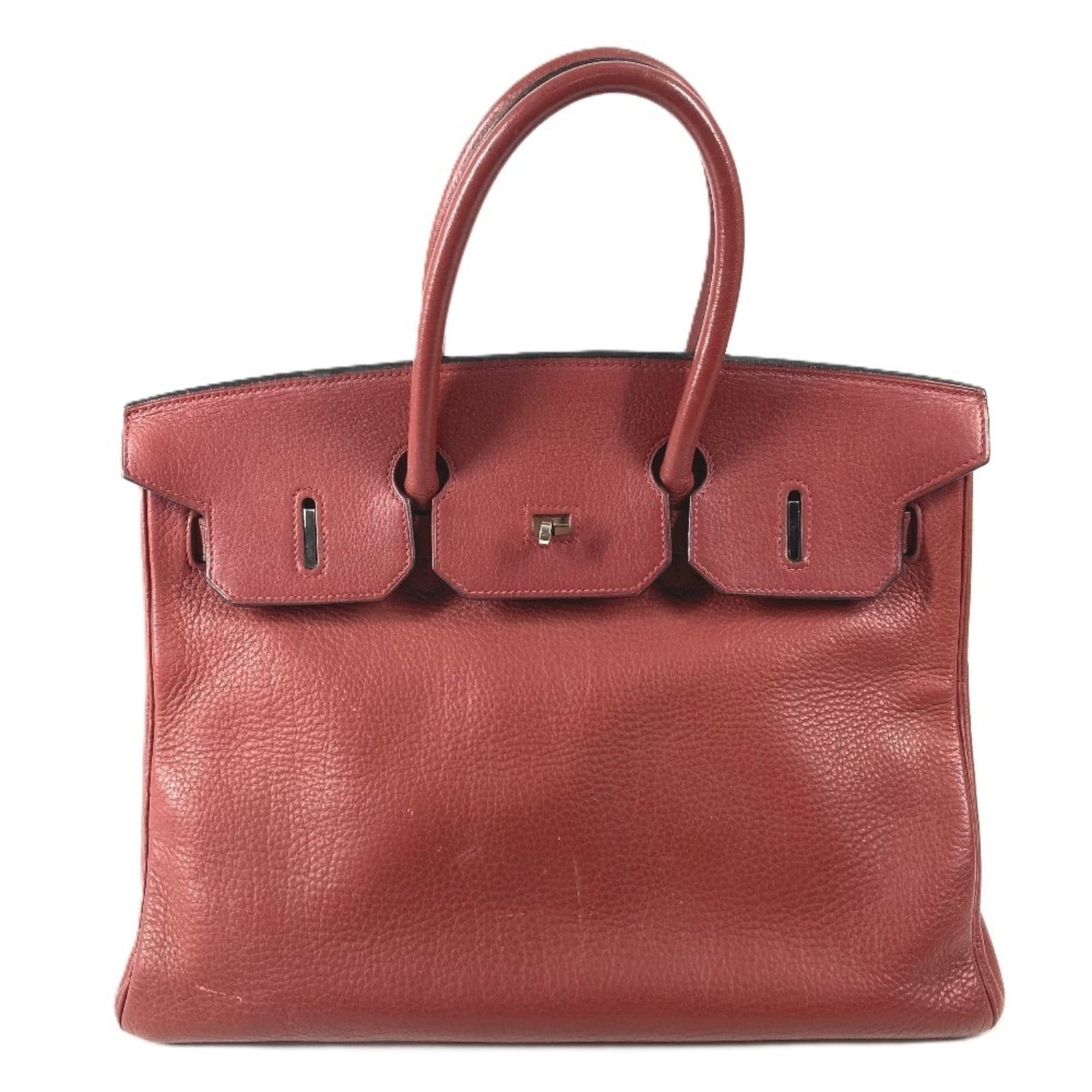 Hermes Handbag Leather Tote Ardennes: Hermes Handbag Leather Tote Ardennes The Hermes Handbag Leather Tote Ardennes boasts a striking red color, Rouge, and is crafted from high-quality Ardennes leather. Measuring 30.5cm x 34.5cm x