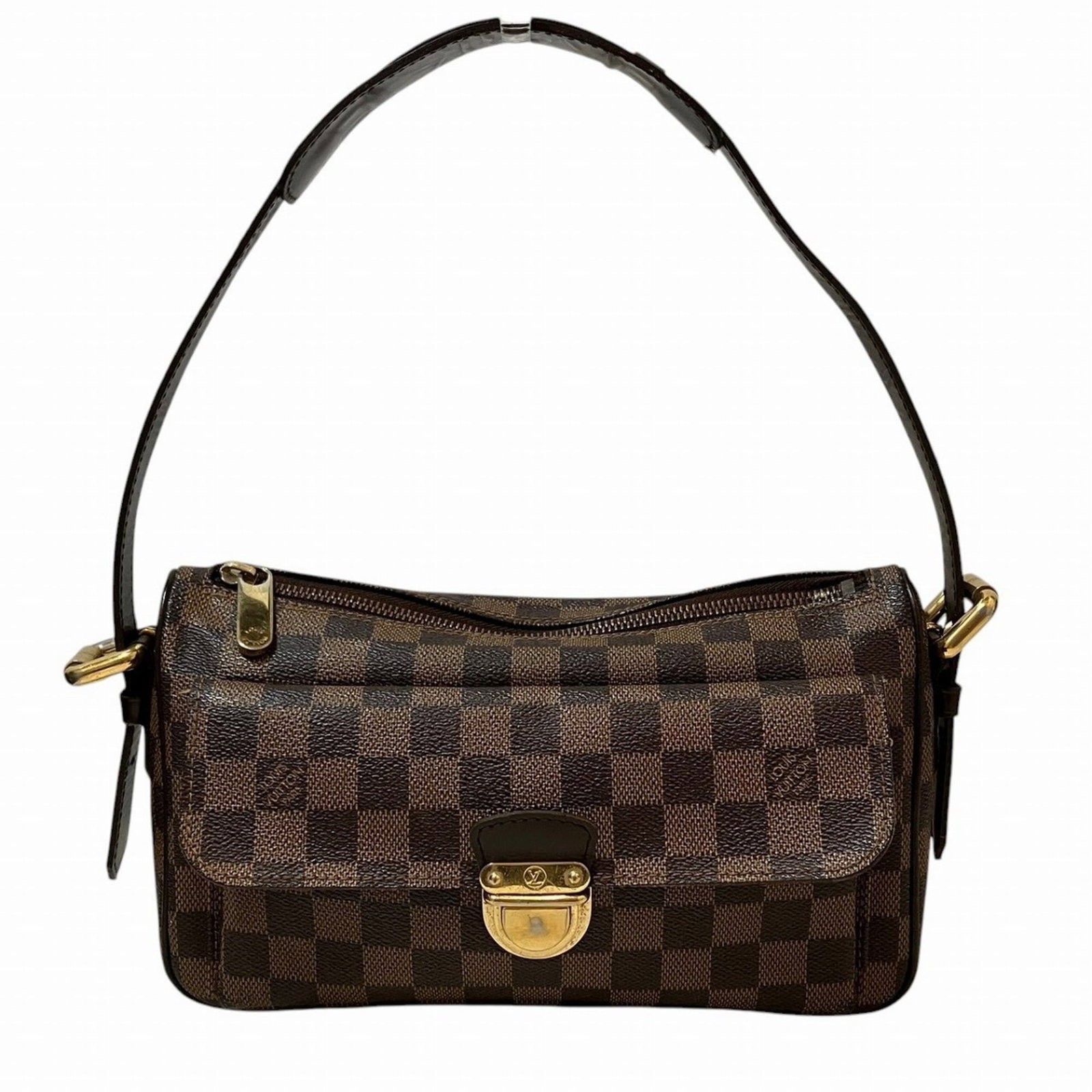Shoulder bag from Louis Vuitton: Shoulder bag from Louis Vuitton Brown, Damier Canvas, Galle Louis Vuitton shoulder bag with classic design and timeless elegance. Measuring 16.5cm x 26.5cm x 8.5cm, it features a durable construction 