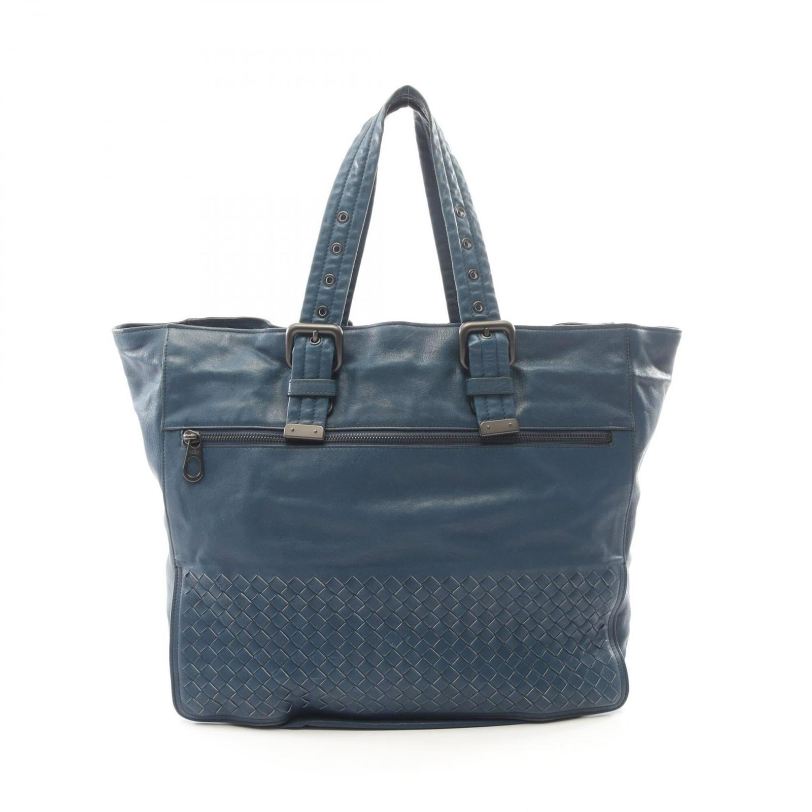 Bottega Veneta Handbag Tote Bag Leather: Bottega Veneta Handbag Tote Bag Leather Bottega Veneta Handbag Tote Bag Leather. This blue leather tote bag from Bottega Veneta features a signature design and measures 32cm x 37cm x 15cm. Made from