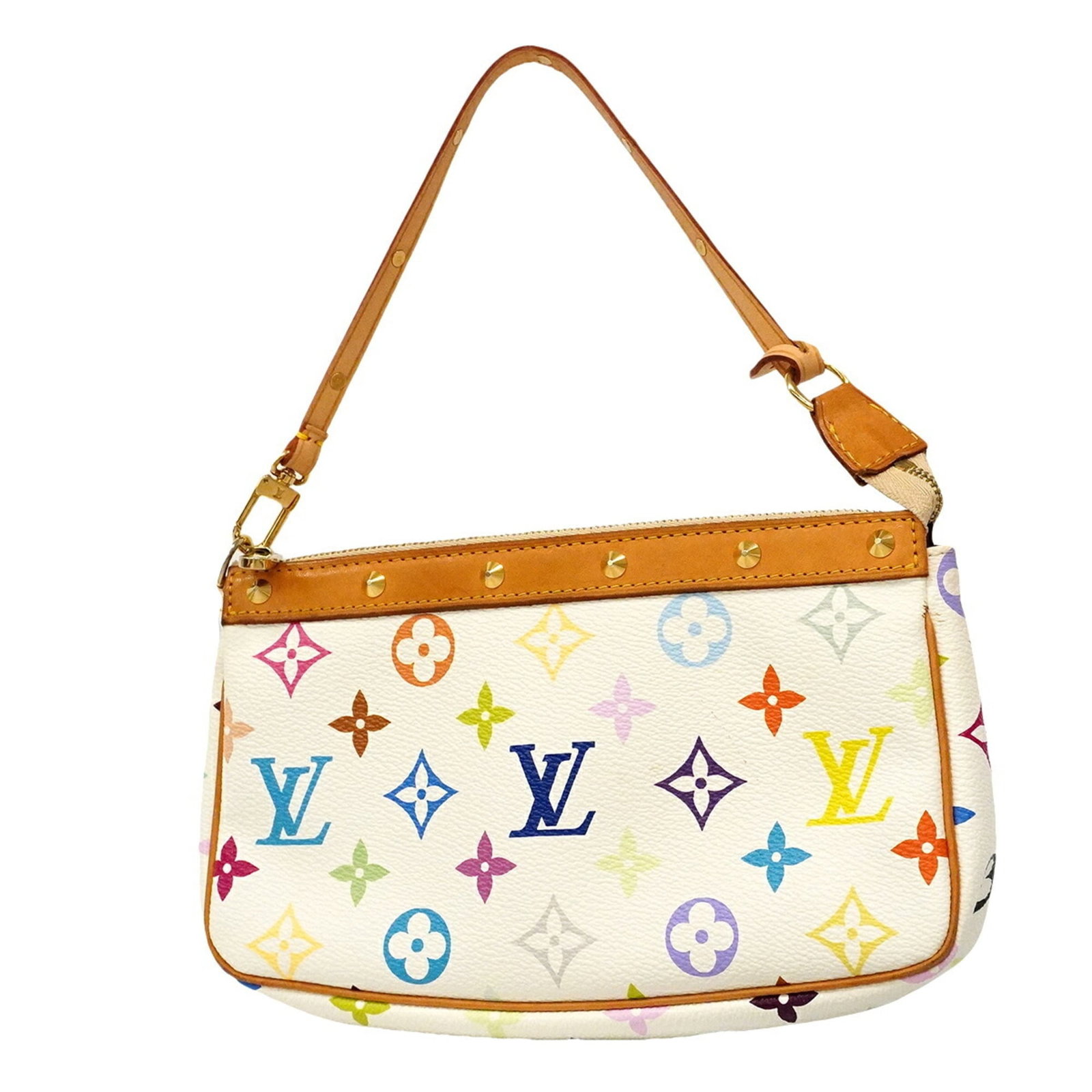 Vuitton Pouch Louis: Vuitton Pouch Louis The Louis Vuitton Pouch Louis in Blanc features a classic design with clean lines and a spacious interior, perfect for carrying essentials. Measuring 12.5cm x 21cm x 4.5cm, it is